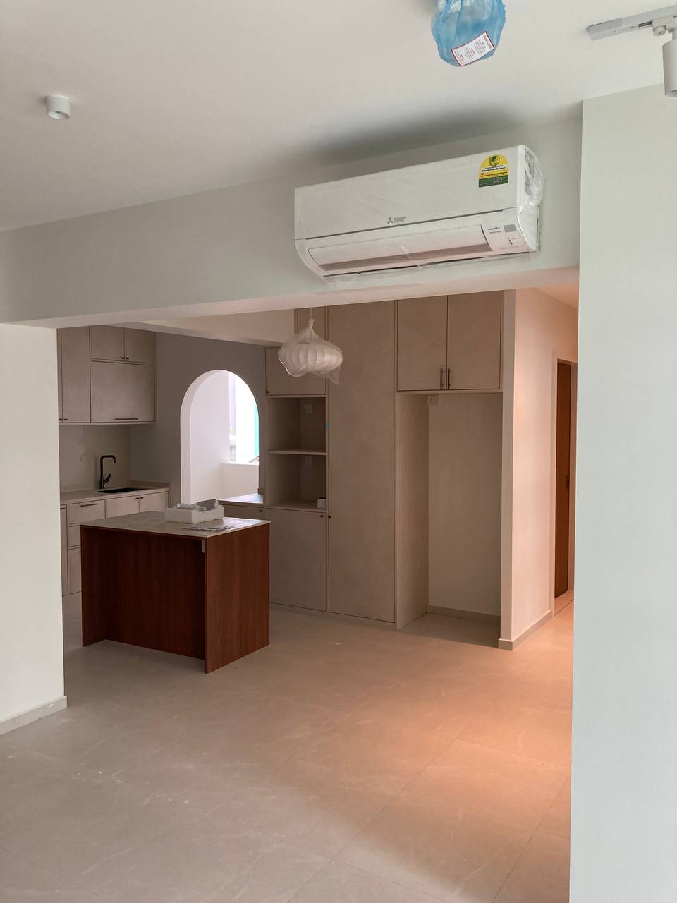 The Dining Space: The Heart of Our Home! - Modern kitchen with built-in appliances, spacious layout, neutral color scheme
