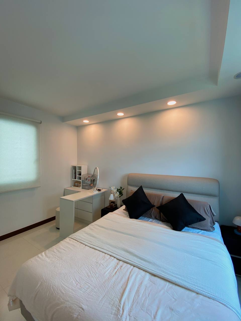 Peaceful Nights, Beautiful Mornings: Our Master Bedroom Haven - Modern bedroom with minimalist design, neutral color palette