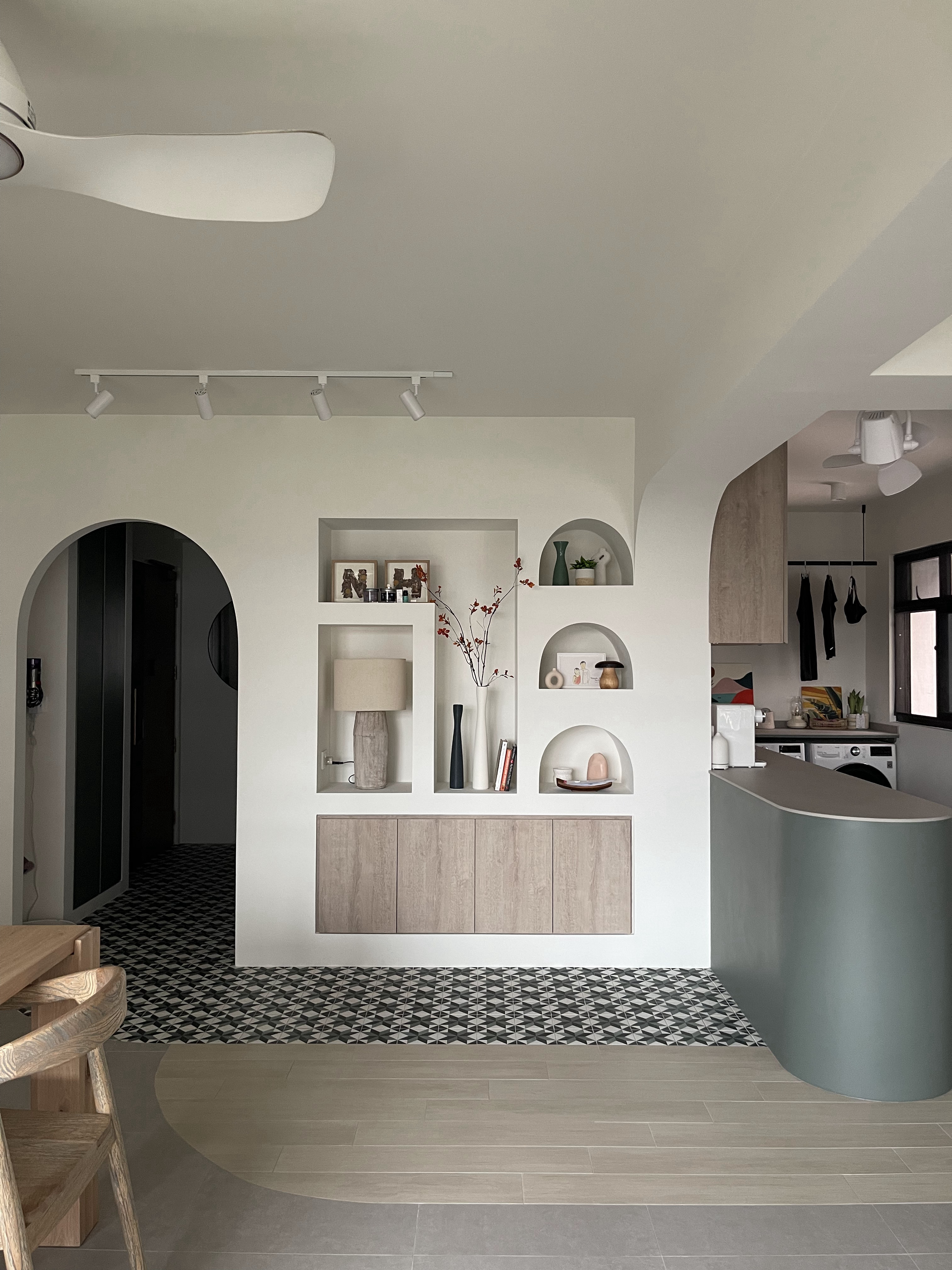 The Dining Area: The Heart of Our Home  - Modern minimalist interior, contemporary design, open-concept living, neutral color