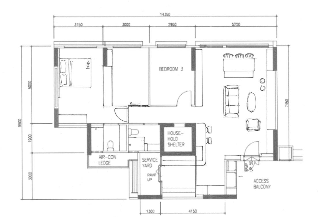 Master-Bedroom---Calm-Vibes-&-Space-Optimisation