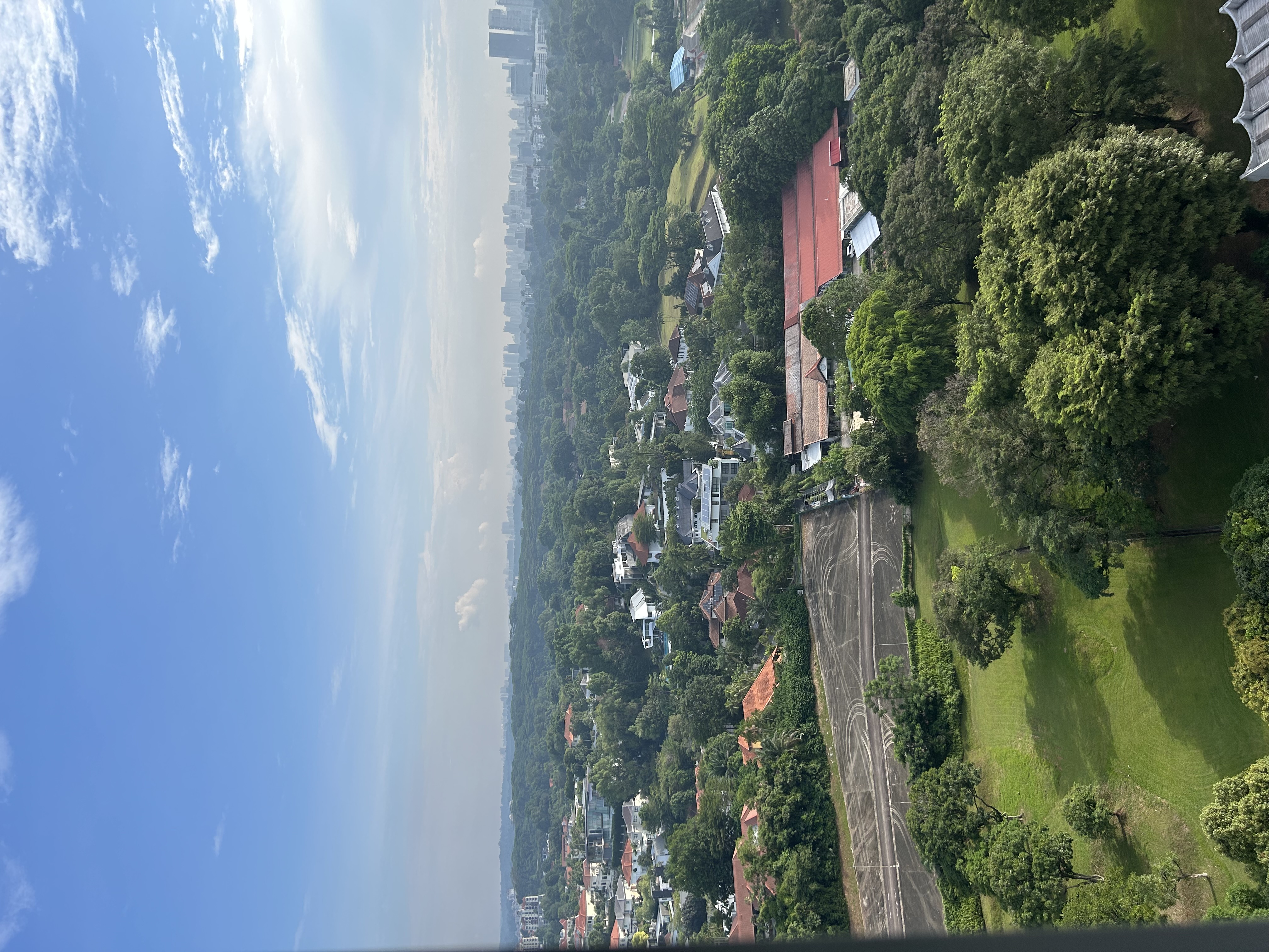 Urban Oasis: we don’t have a balcony but we have a view 🤭 - Towering cityscape with modern skyscrapers, juxtaposed against