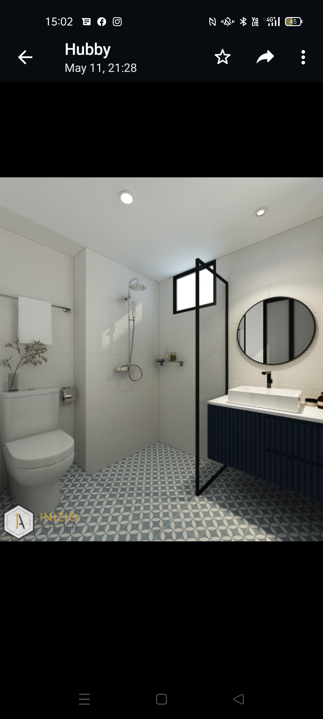 Bathroom designed by a 7 year old