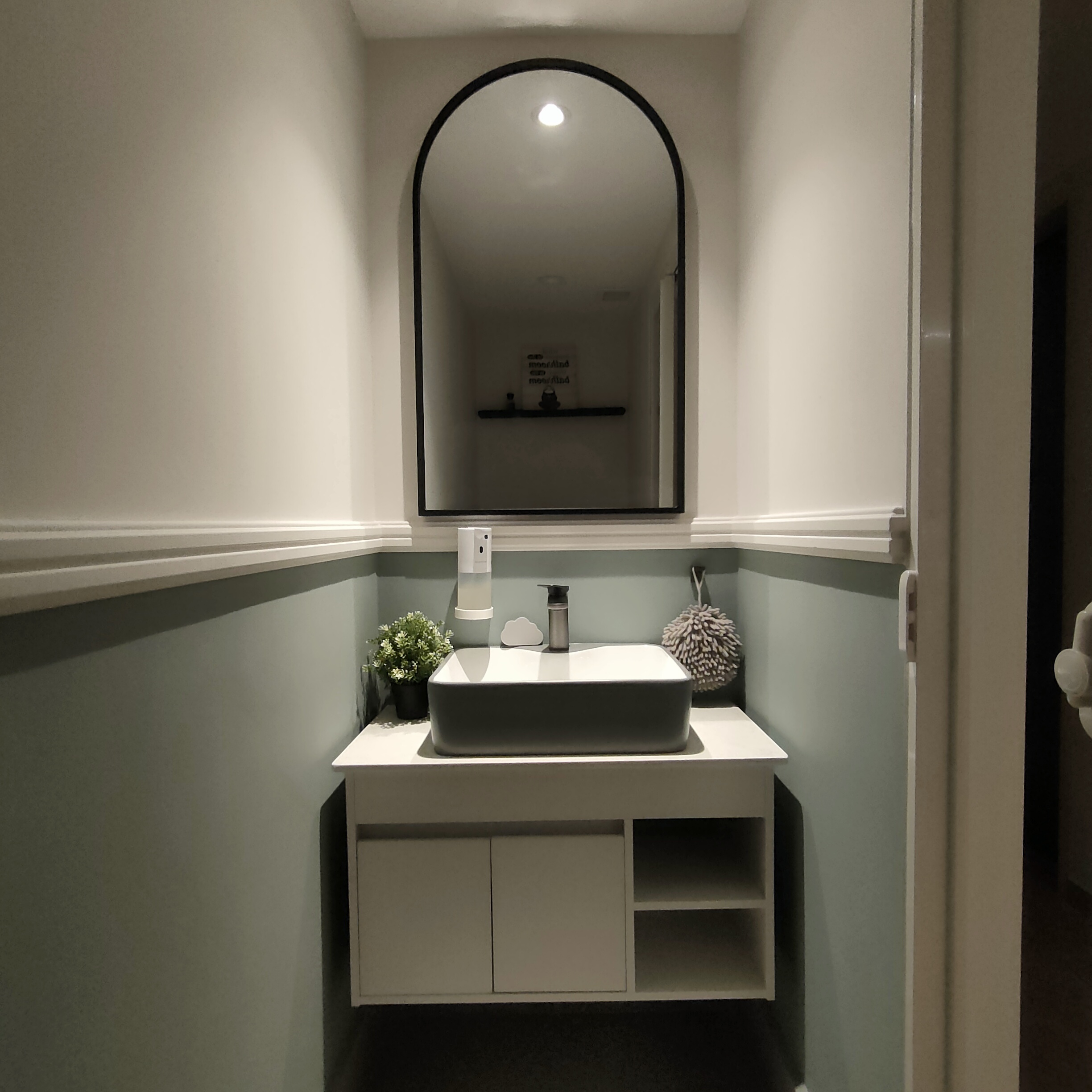 Powder room for our guests!