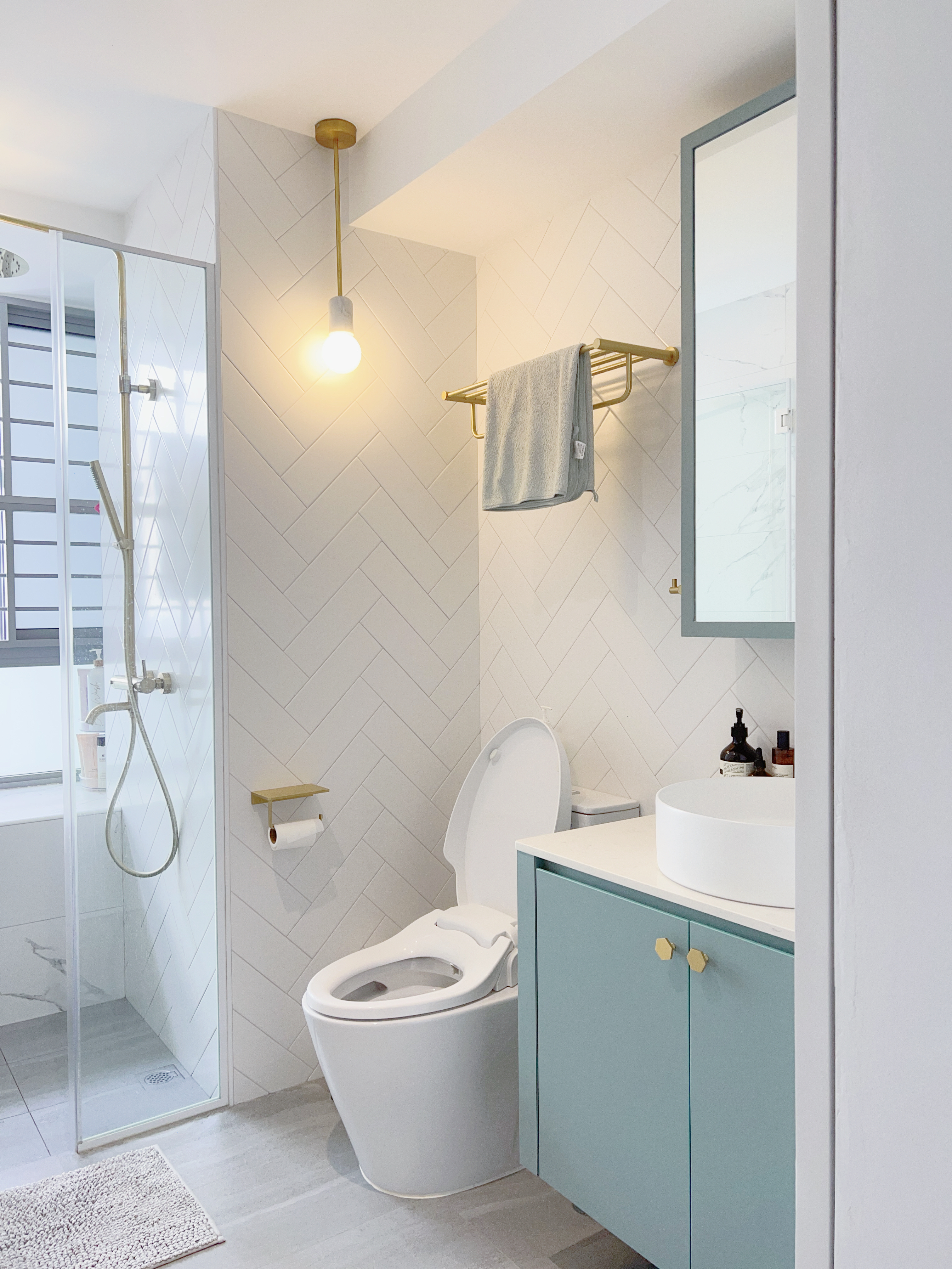 Two Bathrooms, Two Design Concepts!