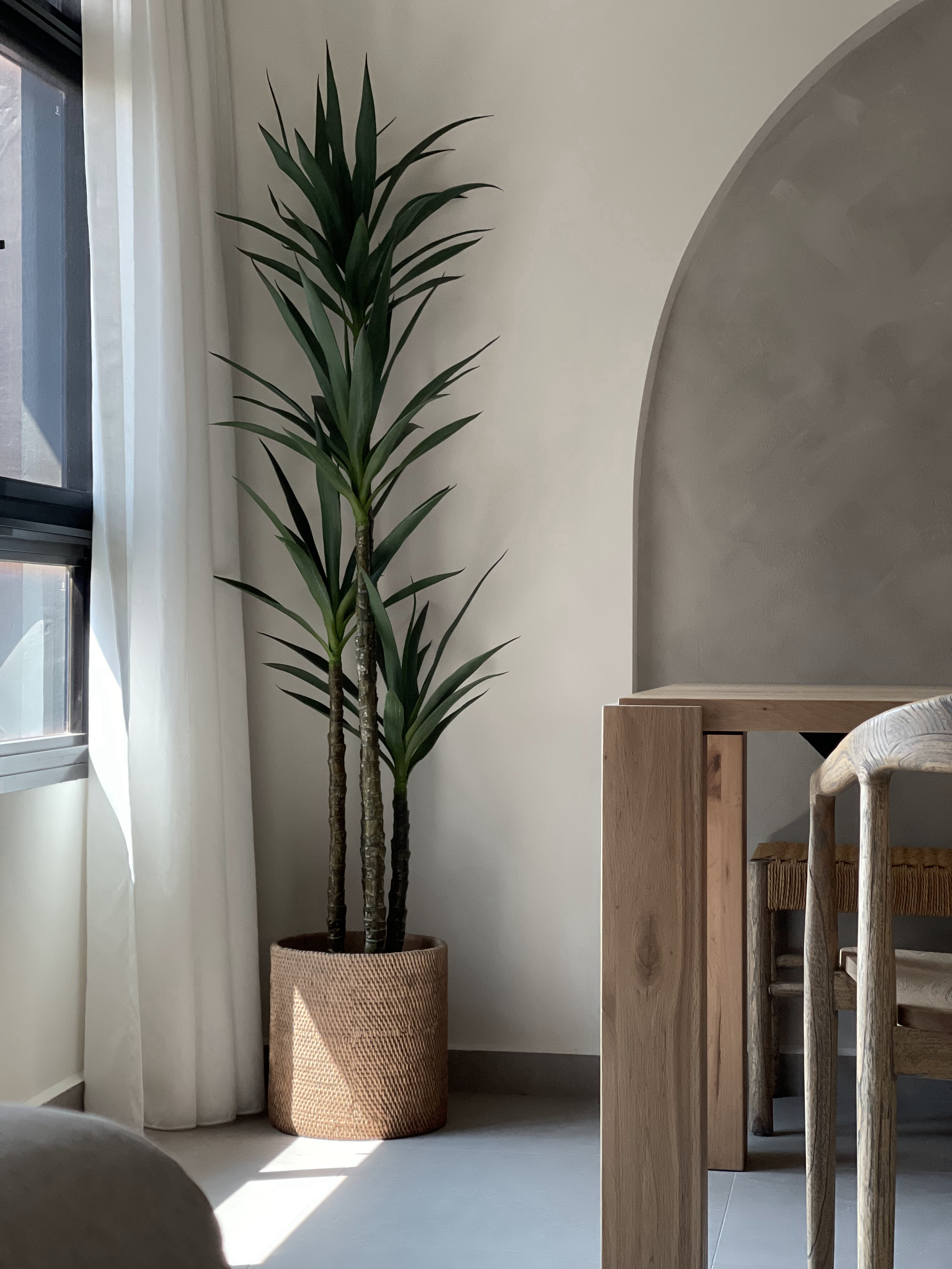 Styling with Faux Plants (& 1 Real Plant)