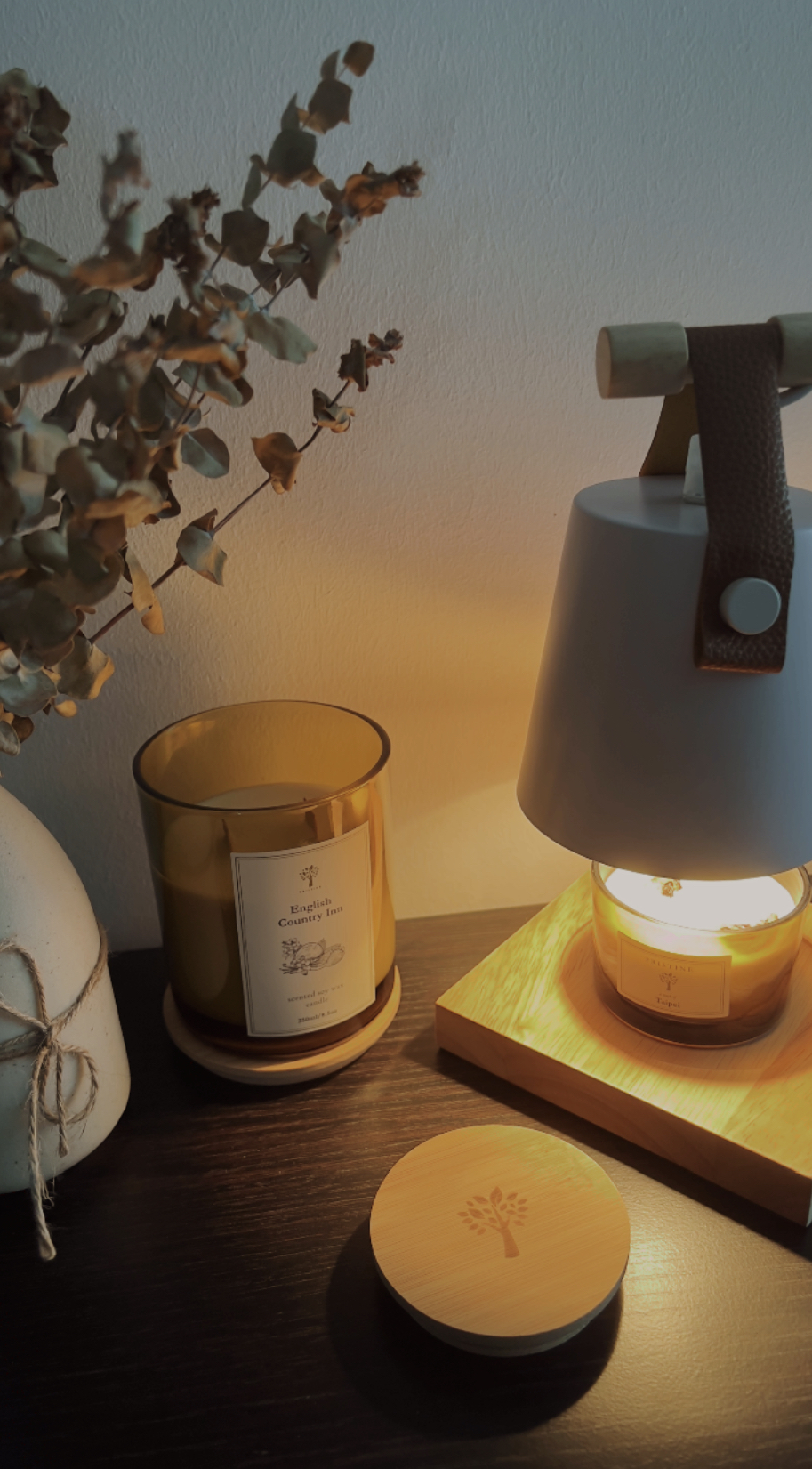 aesthetic must-haves for your japandi home 🍂 - Warm, cozy, dimly lit, soft, ambient, gentle, cozy atmosphere, rustic