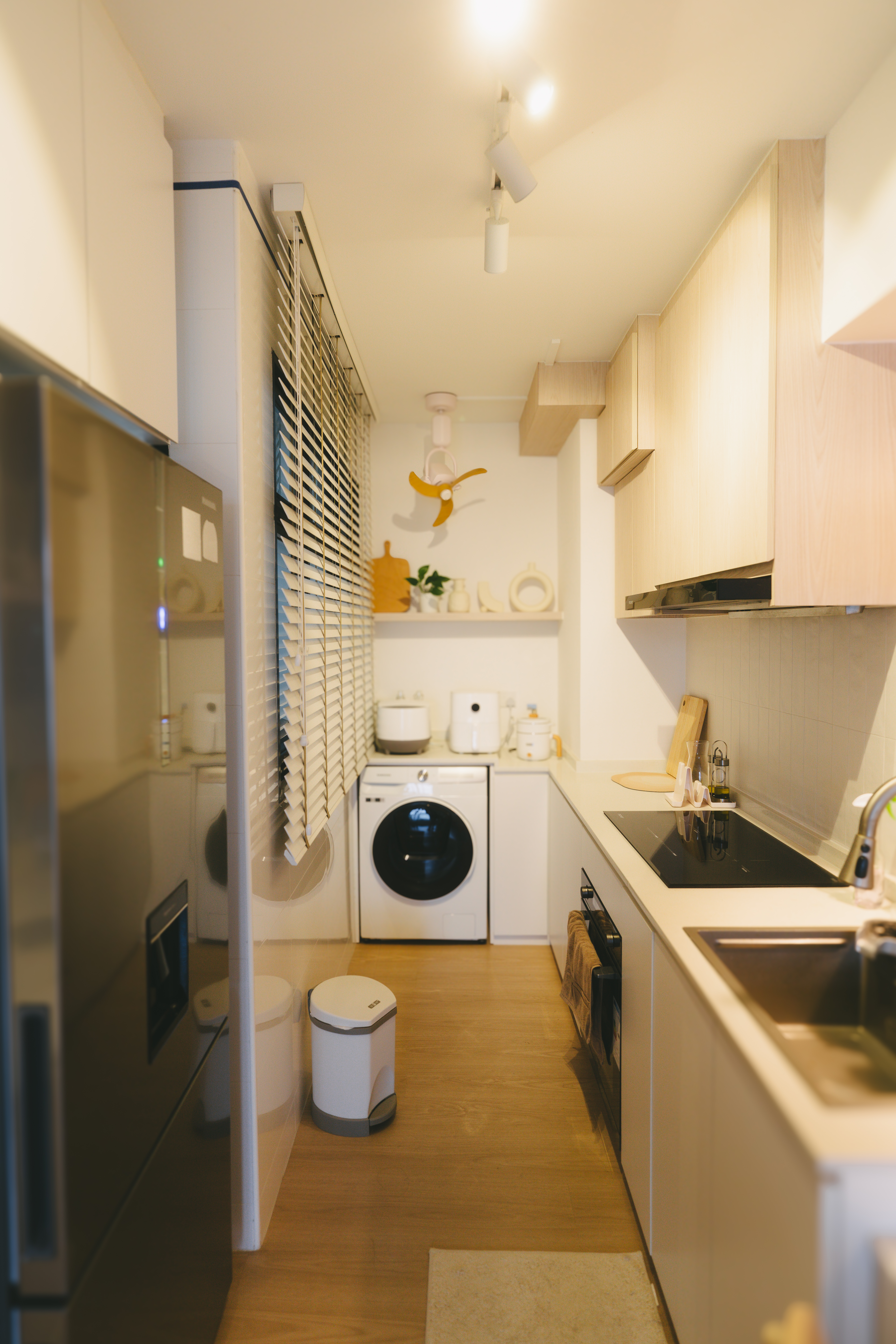 A rather uninspiring kitchen | Thoughts and reflections - Kitchen cabinetry, modern appliances, white appliances