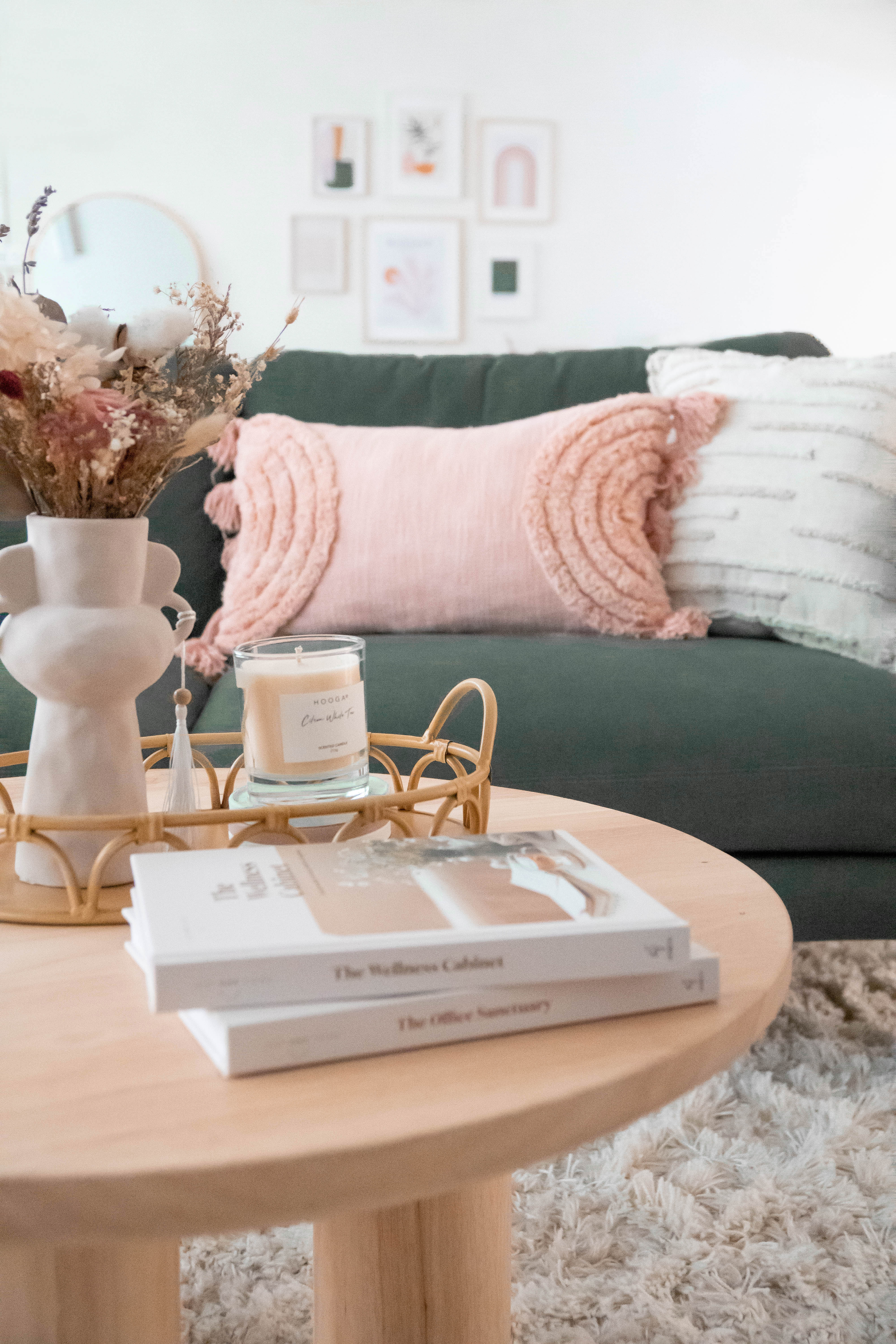 Scandi Living Room, Bedroom & Boho-chic Home Office - vibrant, cozy, modern, minimalist, soft, pastel, neutral, warm