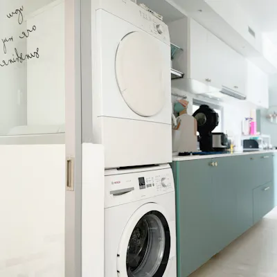 Customer home photo 3: A Small but Efficient Laundry Area