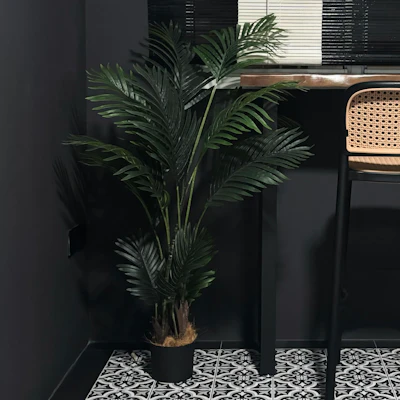 Customer home photo 2: Elevating our home effortlessly with faux plants 🍃🌿