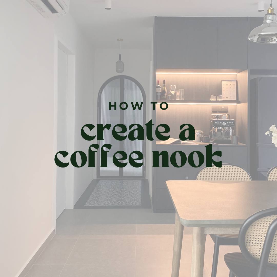 How to create a coffee nook in your home? - modern kitchen, minimalist design, contemporary decor, open space, sleek