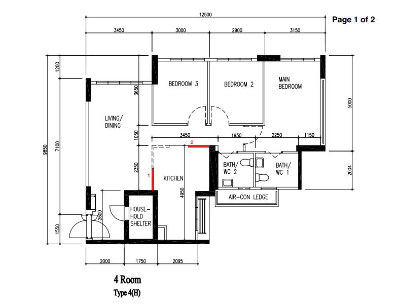 Modern Farmhouse with a Rustic touch in Bidadari - Living area, dining area, kitchen, house hold shelter, bedroom 3, bedroom