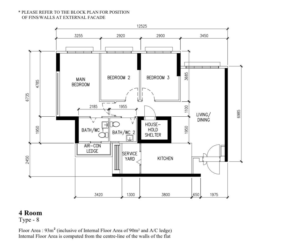 A minimalist home with “50 shades of beige” 😆 - Floor area: 93m² (including internal floor area of 90m² and A/C ledge)