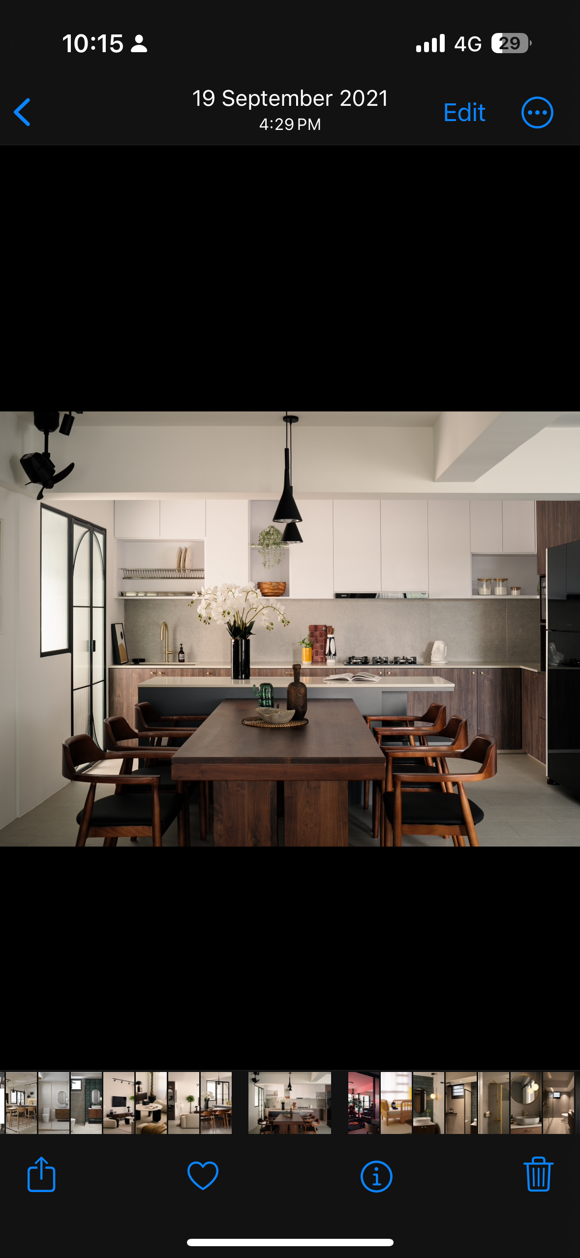 A mid-century modern home in the East - Modern kitchen interior, contemporary design, sleek cabinetry, minimalist decor, open