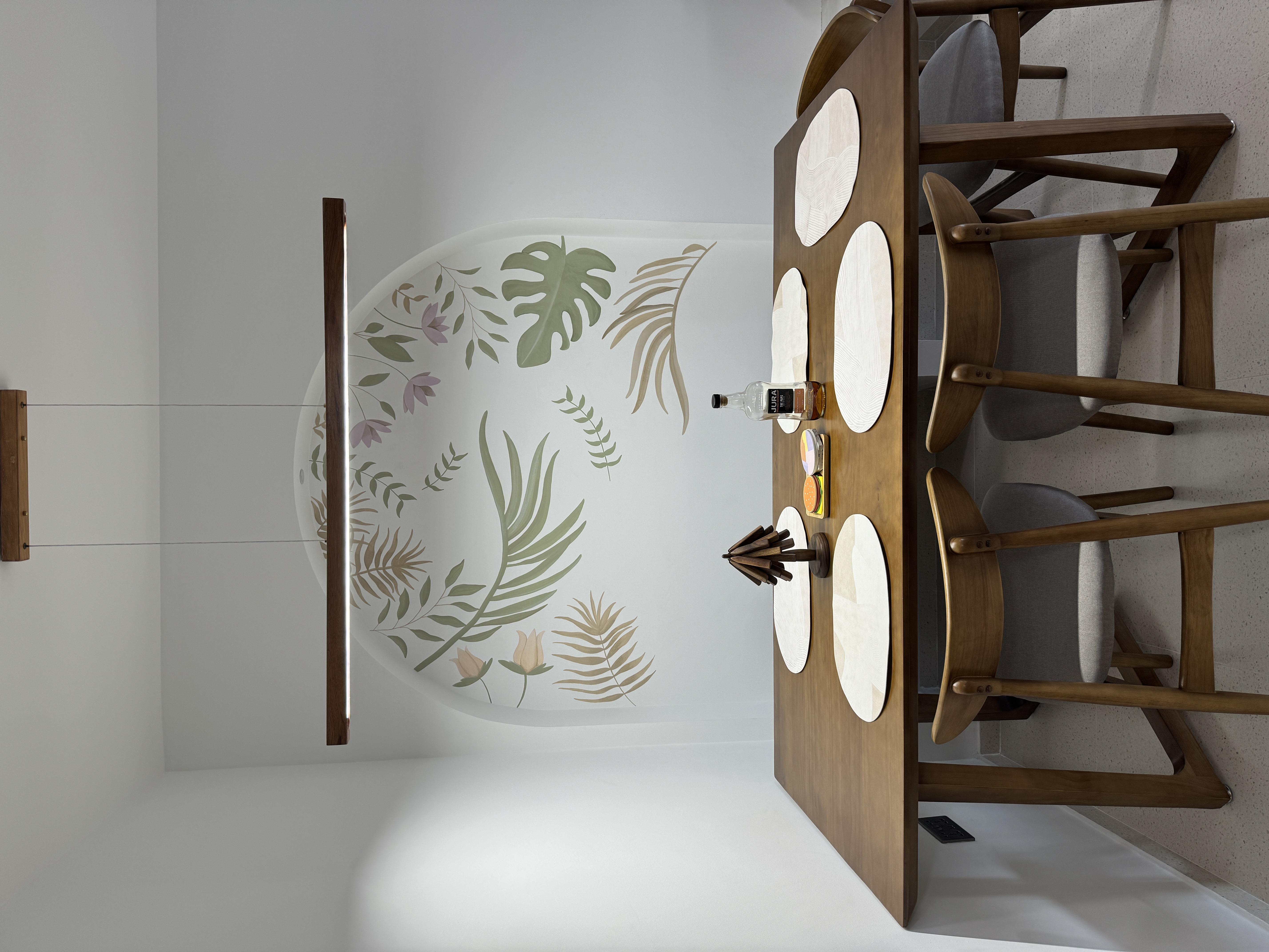 Modern Contemp, Japandi-Inspired, OurWeiHome in Bidadari - Modern dining room, minimalist design, wooden furniture, elegant