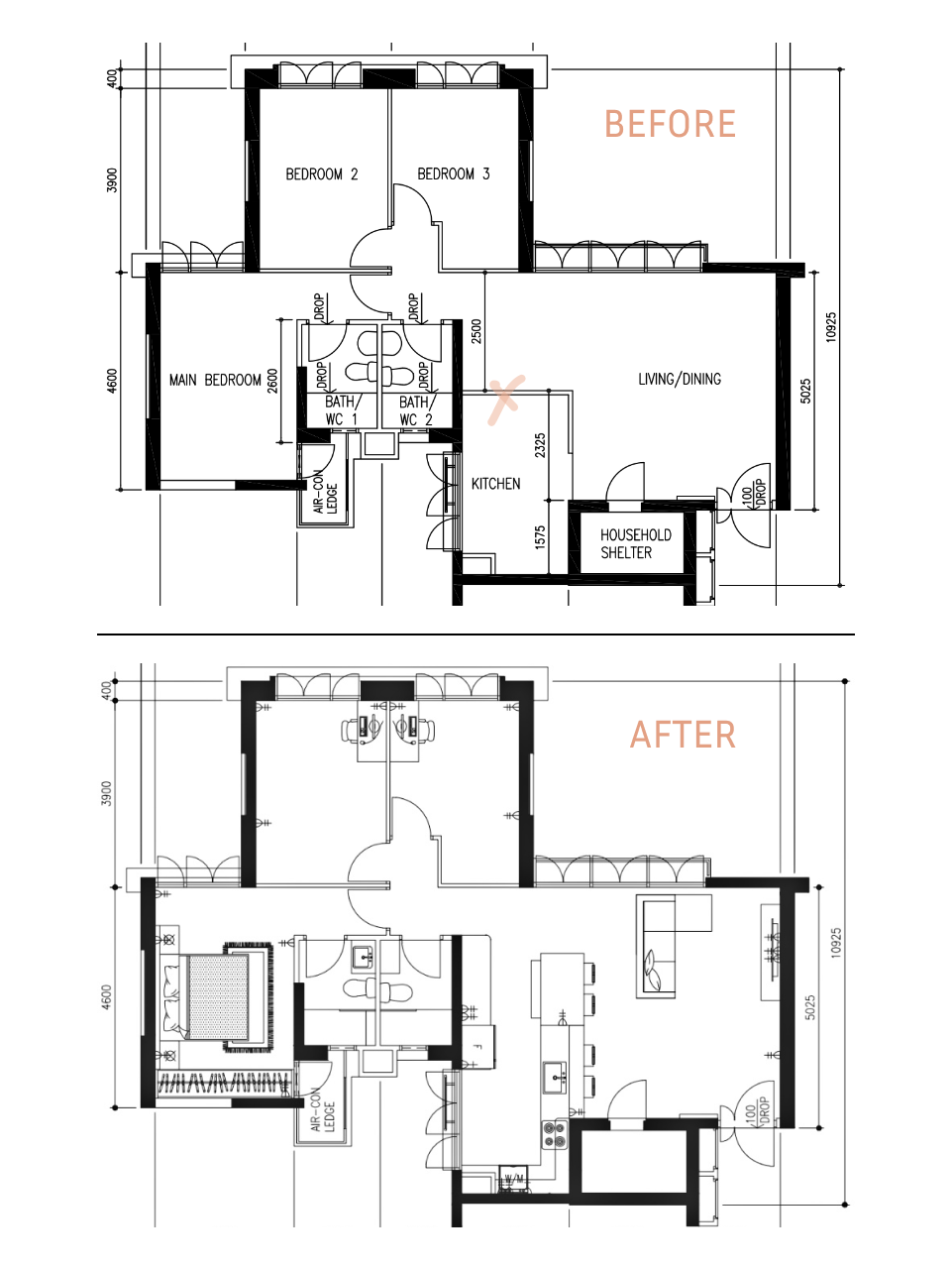 O hey there, welcome to our "minimalist" home