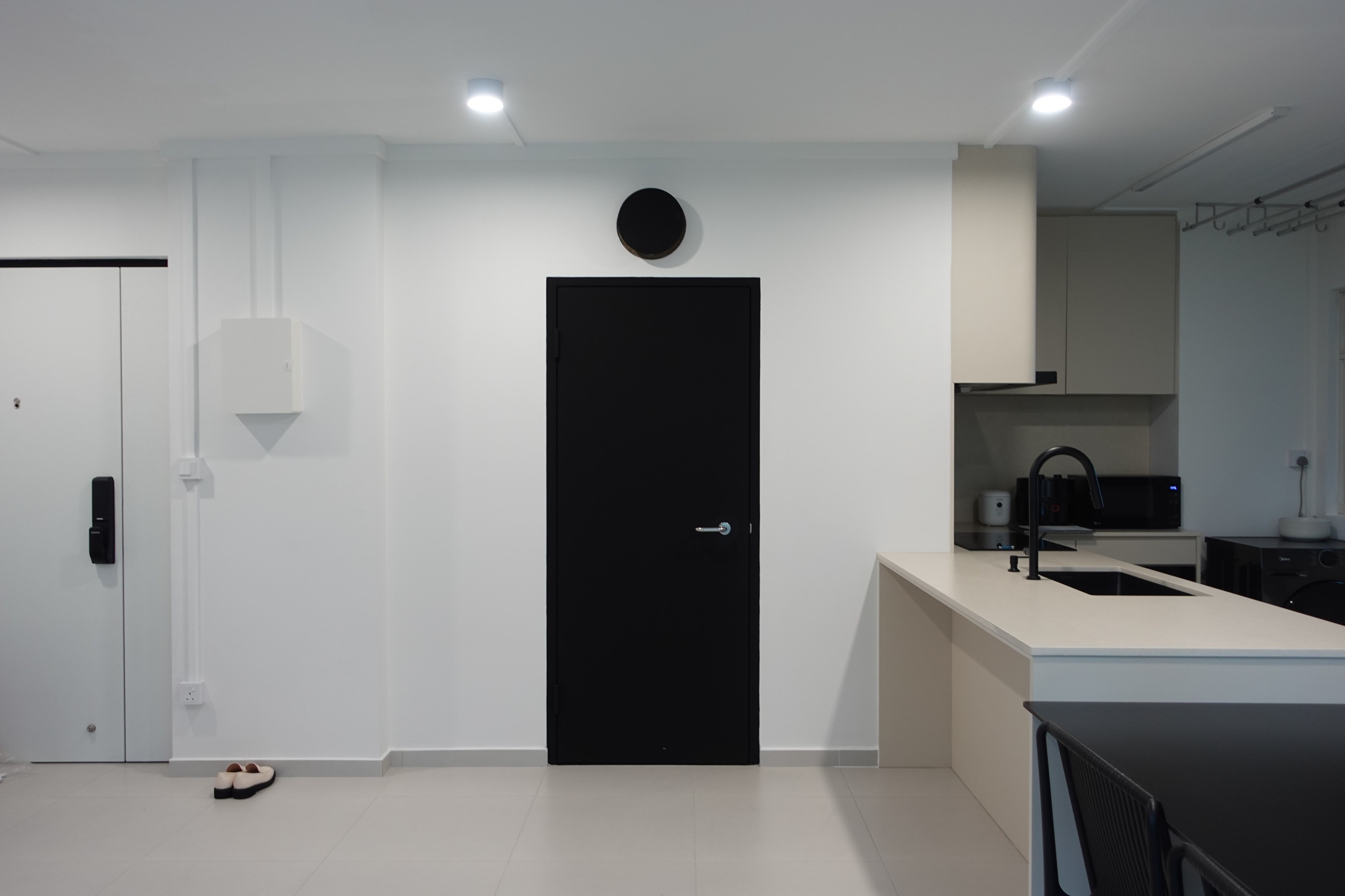 O hey there, welcome to our "minimalist" home