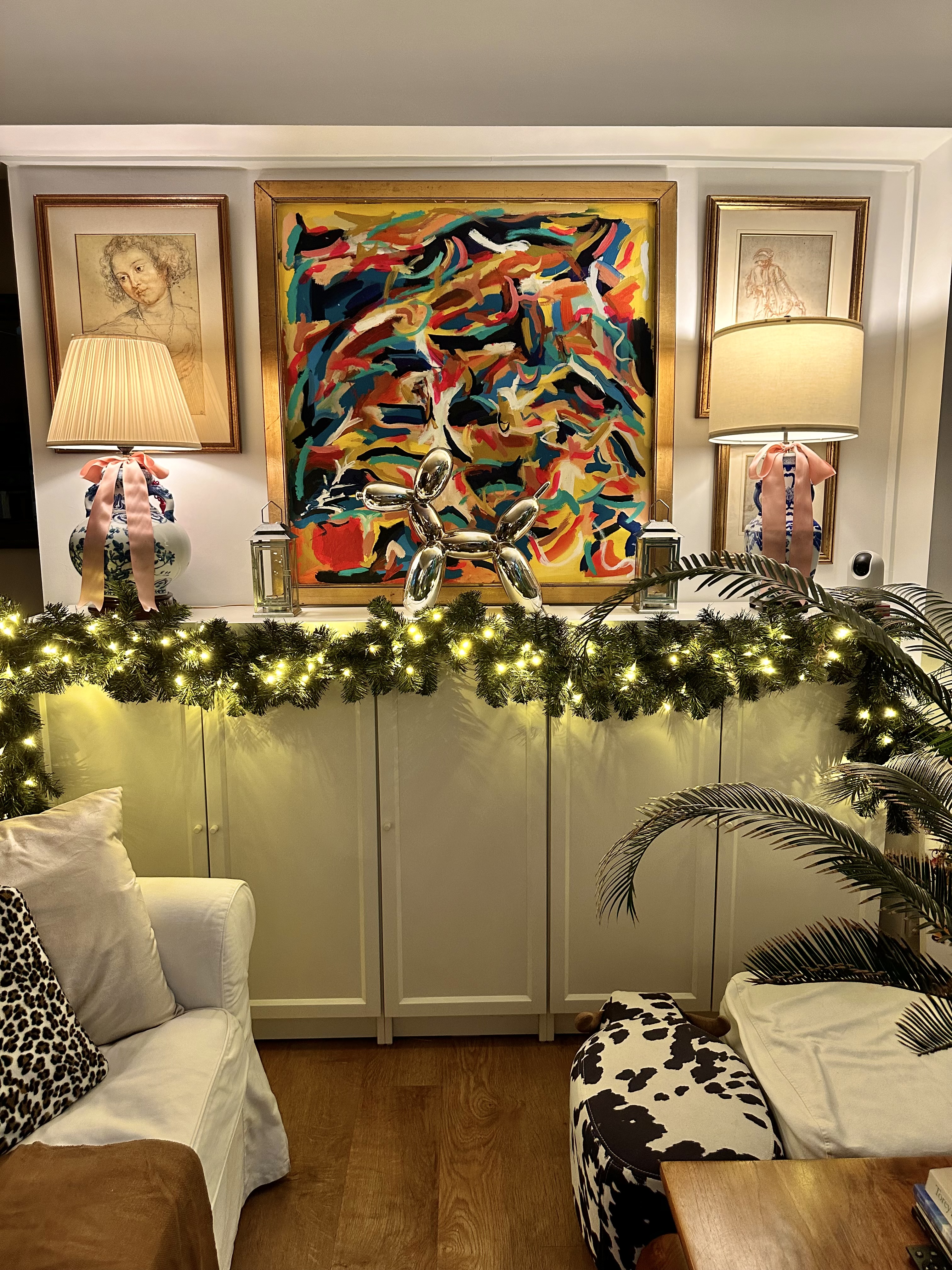 Our Home's Holiday Glow-Up with Crystal Sparkles and Pretty in Pink