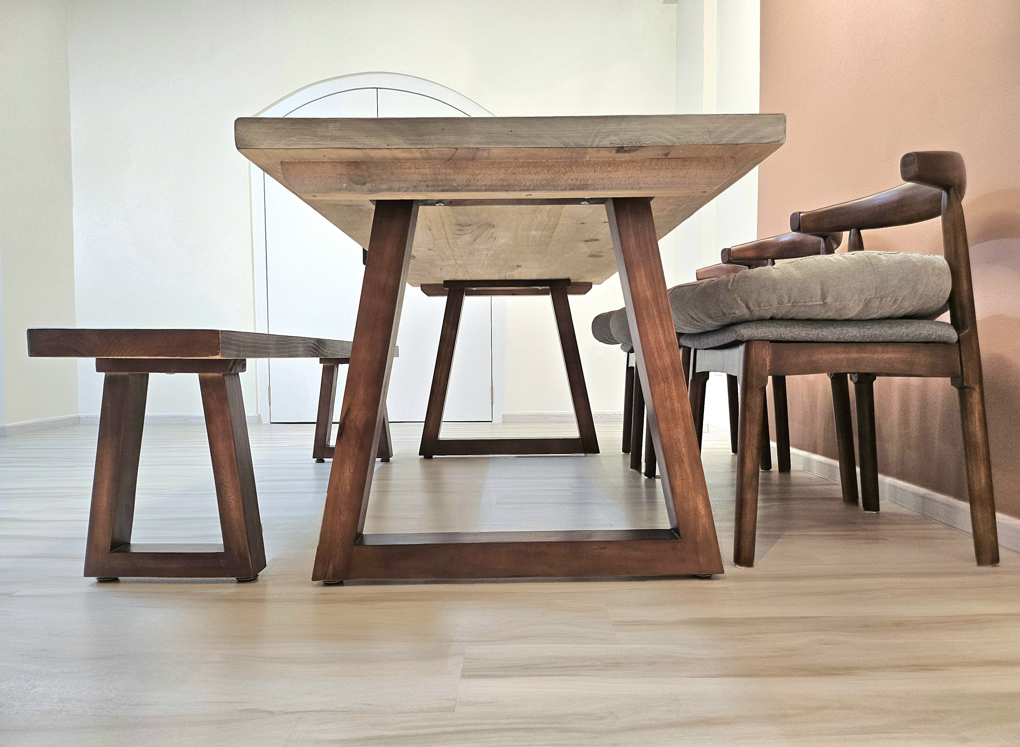 Our dining space: For Intimate Gatherings & Cherished Moments - modern dining room, minimalist furniture, wooden dining