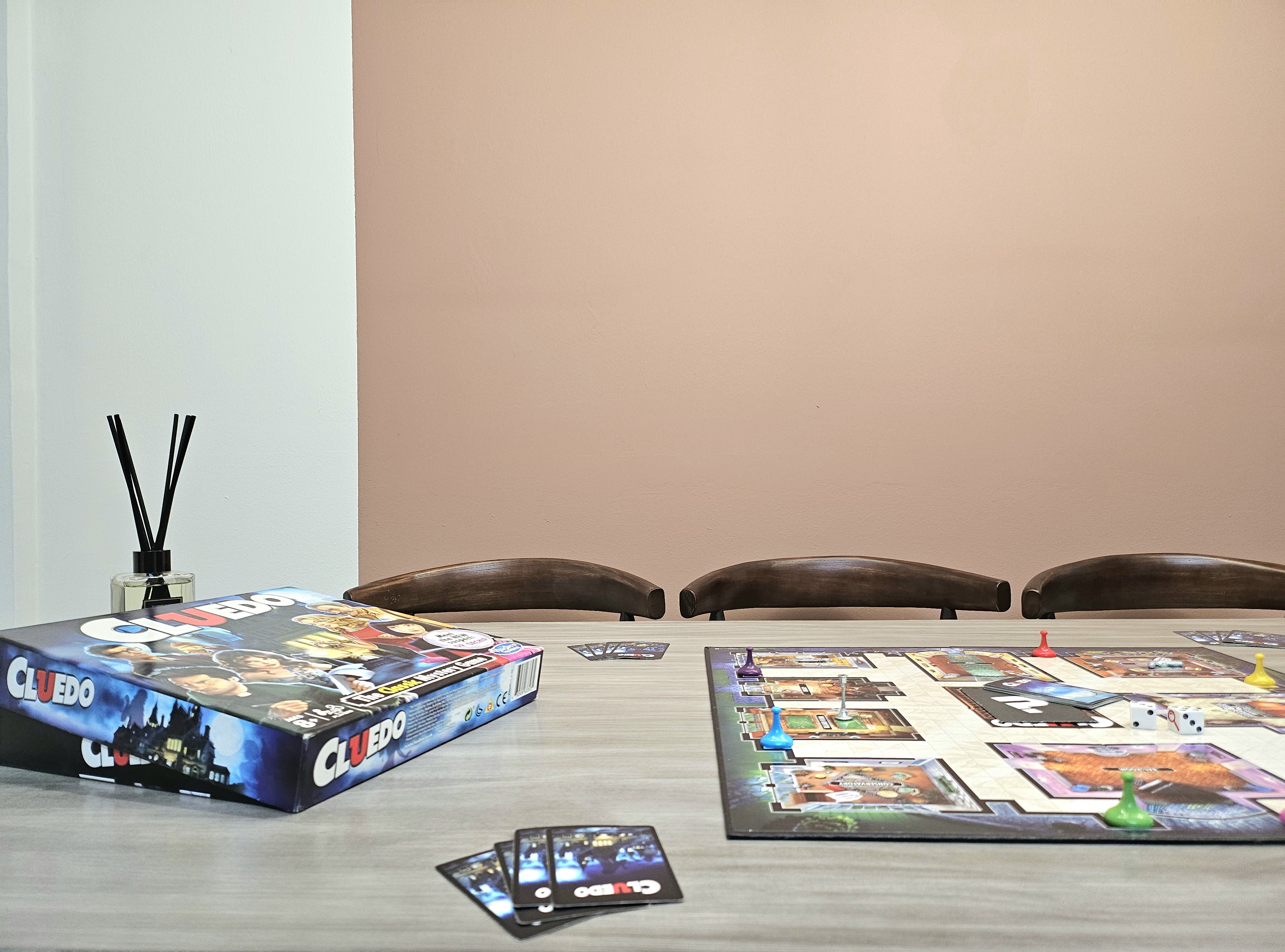 Our dining space: For Intimate Gatherings & Cherished Moments - Cluedo board game, Cluedo board game box, Cluedo board game