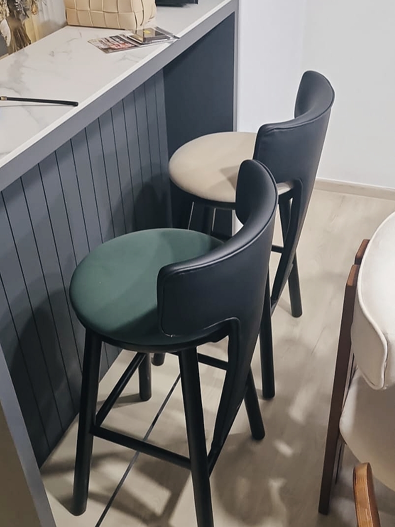 Heart of the home: Dining Space - modern dining room, stylish chairs, contemporary furniture, minimalist design, black and