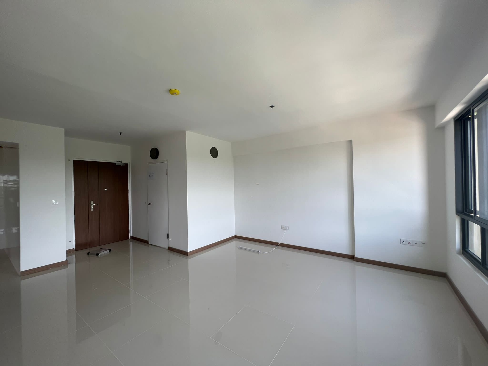Neutral About Our Living Room - Modern minimalist apartment, spacious interior, clean and bright room, white walls and