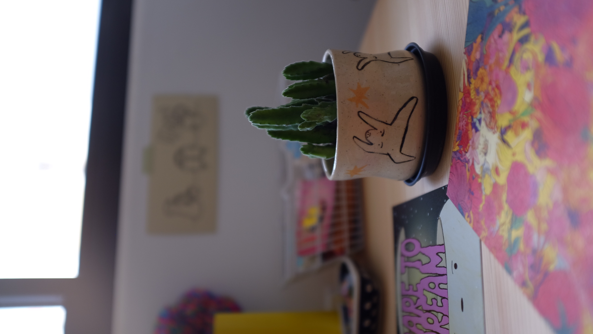 Green thumb wannabes  - vibrant, colorful, artistic, whimsical, playful, abstract, nature-inspired, cute, cute design, cute