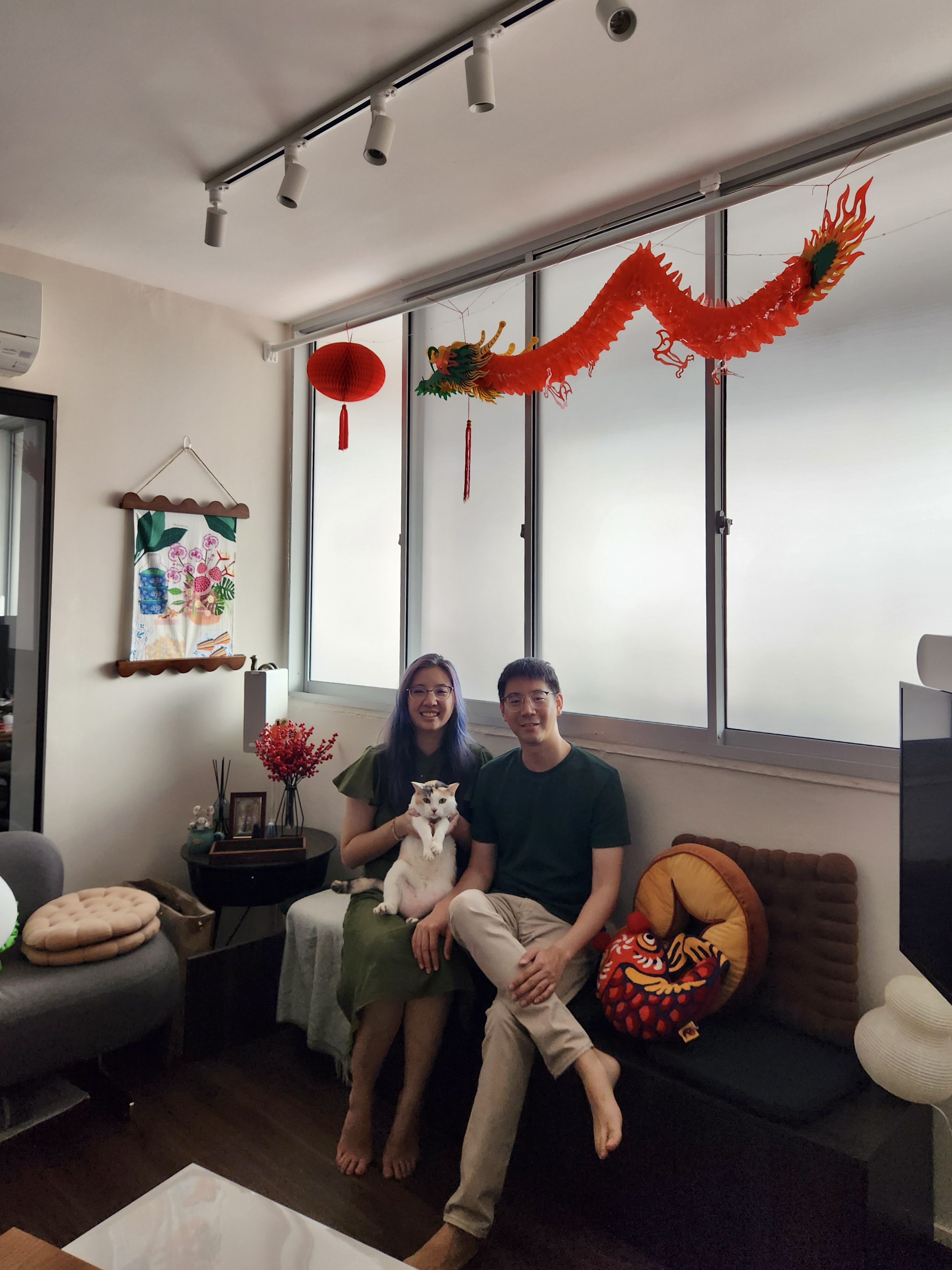 Welcoming the Year of the Dragon - Hanging Lanterns Everywhere - Chinese lanterns, red lanterns, festive decorations, couple