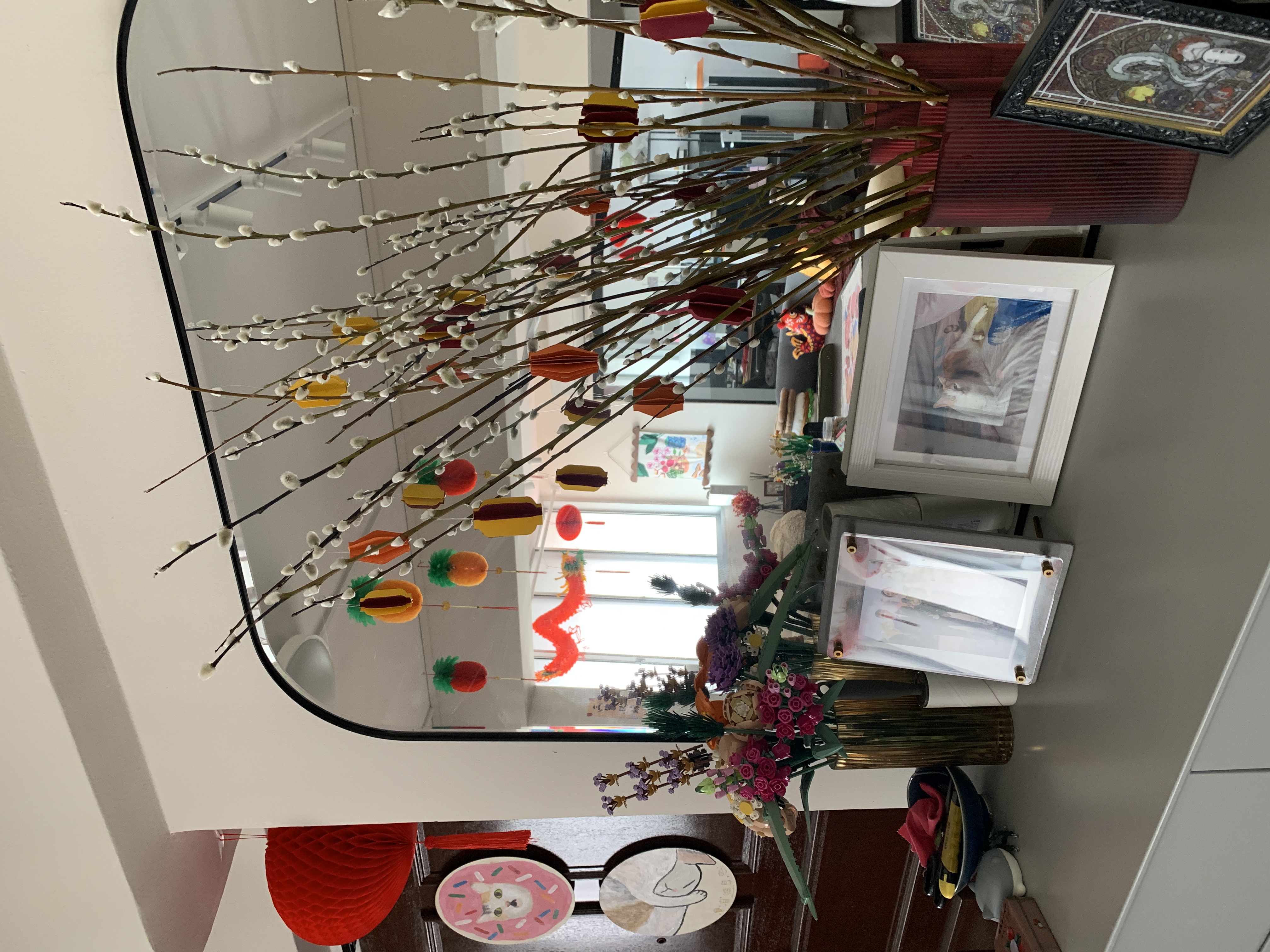 Welcoming the Year of the Dragon - Hanging Lanterns Everywhere - vibrant decorations, colorful ornaments, artistic