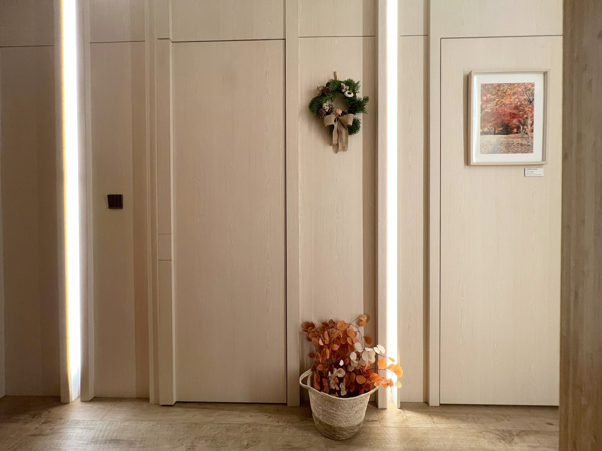 Our Second Home Renovation | on what we have saved - Wooden wall, minimalist design, modern decor, autumn foliage, decorative