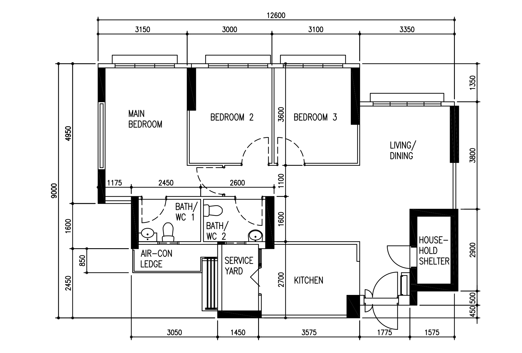 Minimalist yet functional home under $45k - Multi-functional living space with three bedrooms and a kitchen, Comprehensive