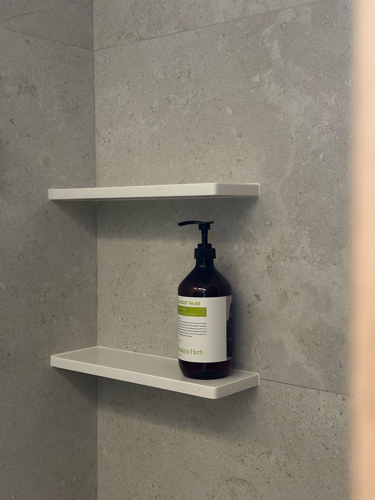 Our wabi-sabi master bathroom