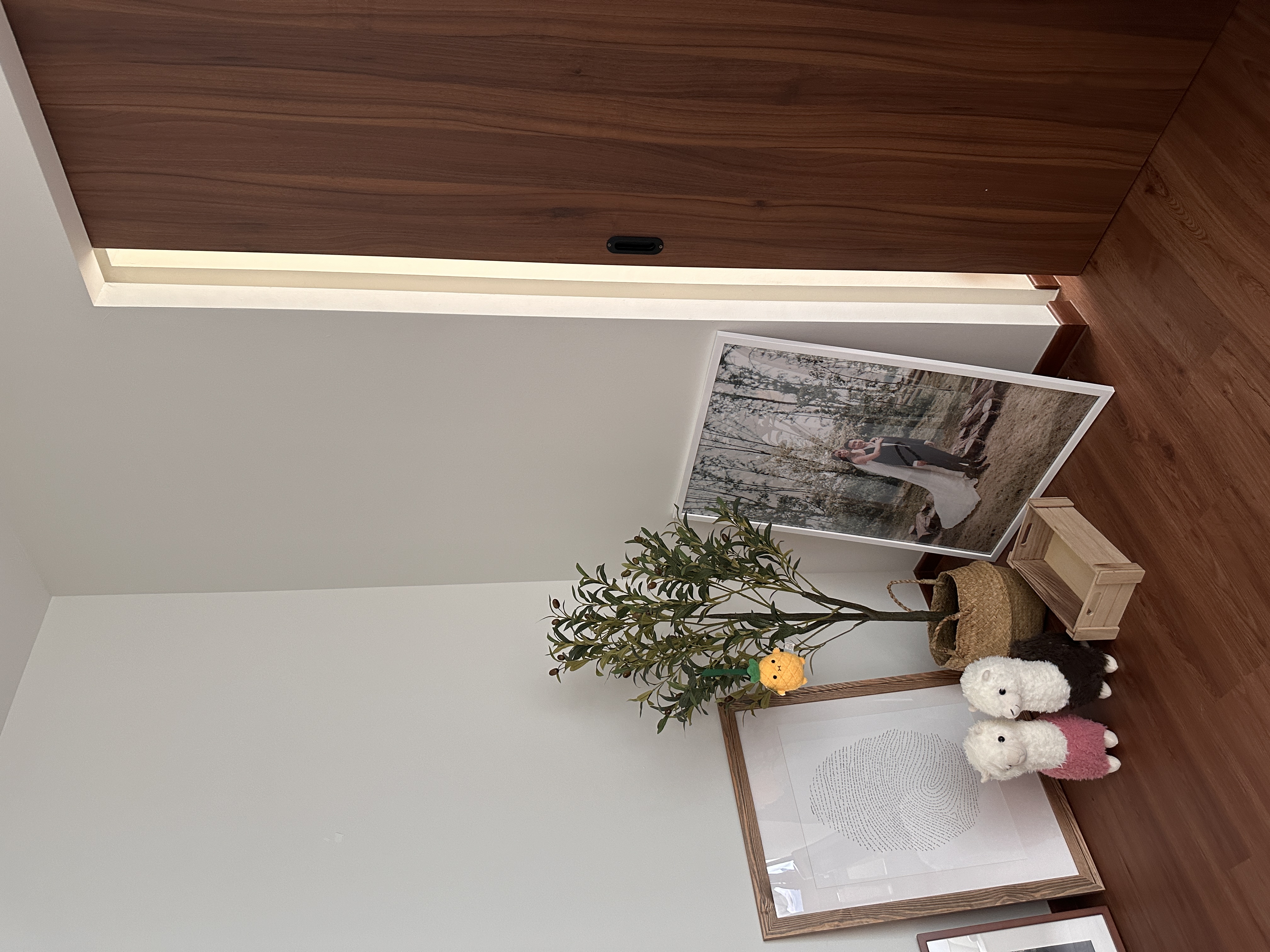 Minimalist yet functional home under $45k - wooden ceiling, modern interior, cozy room, natural light, wooden trim, white