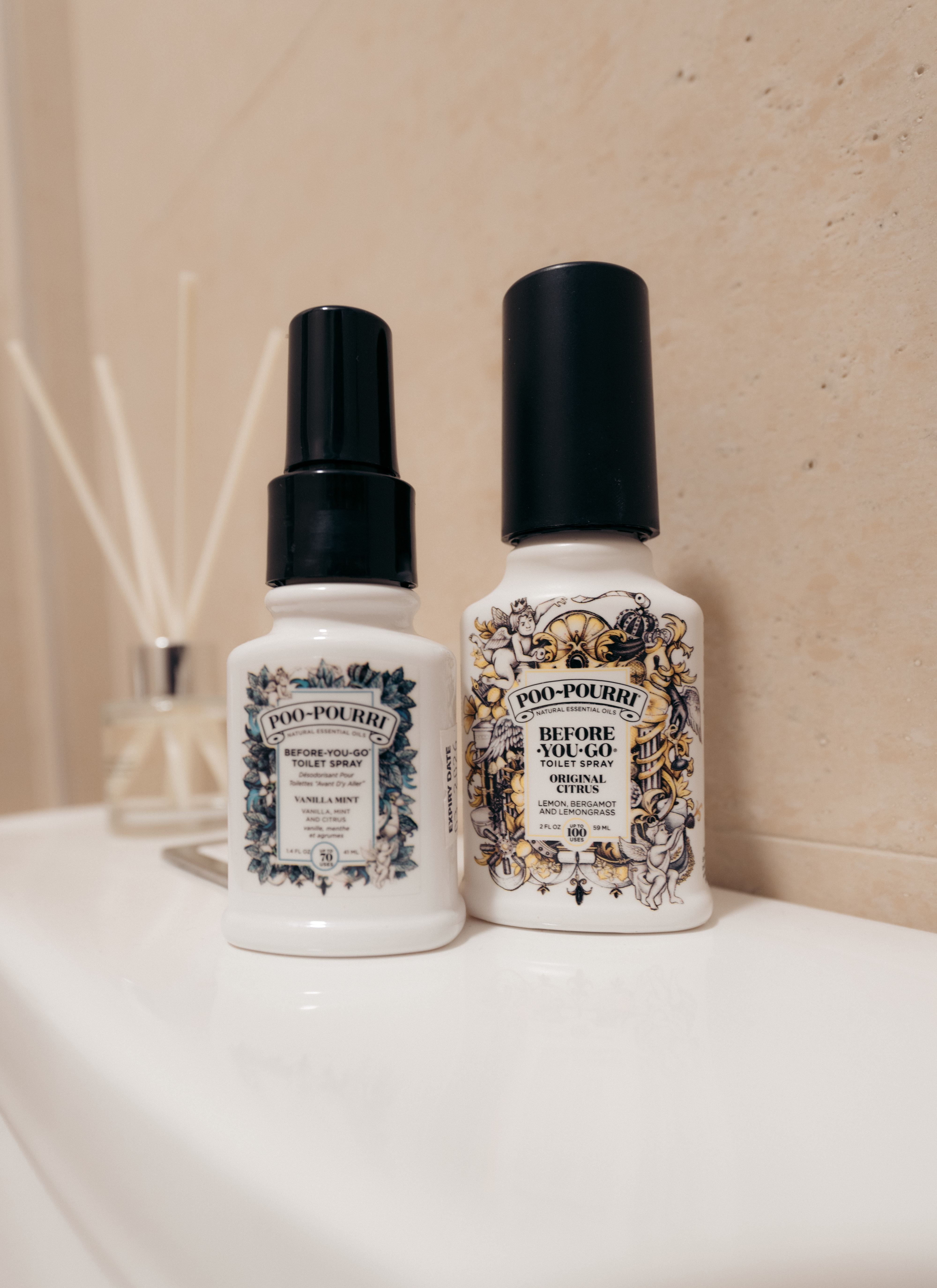 One Resort Villa Style, Two Iconic Bathrooms - Natural essential oils, Poo-Pourri, Before You Go, Toilet Spray, Vanilla Mint