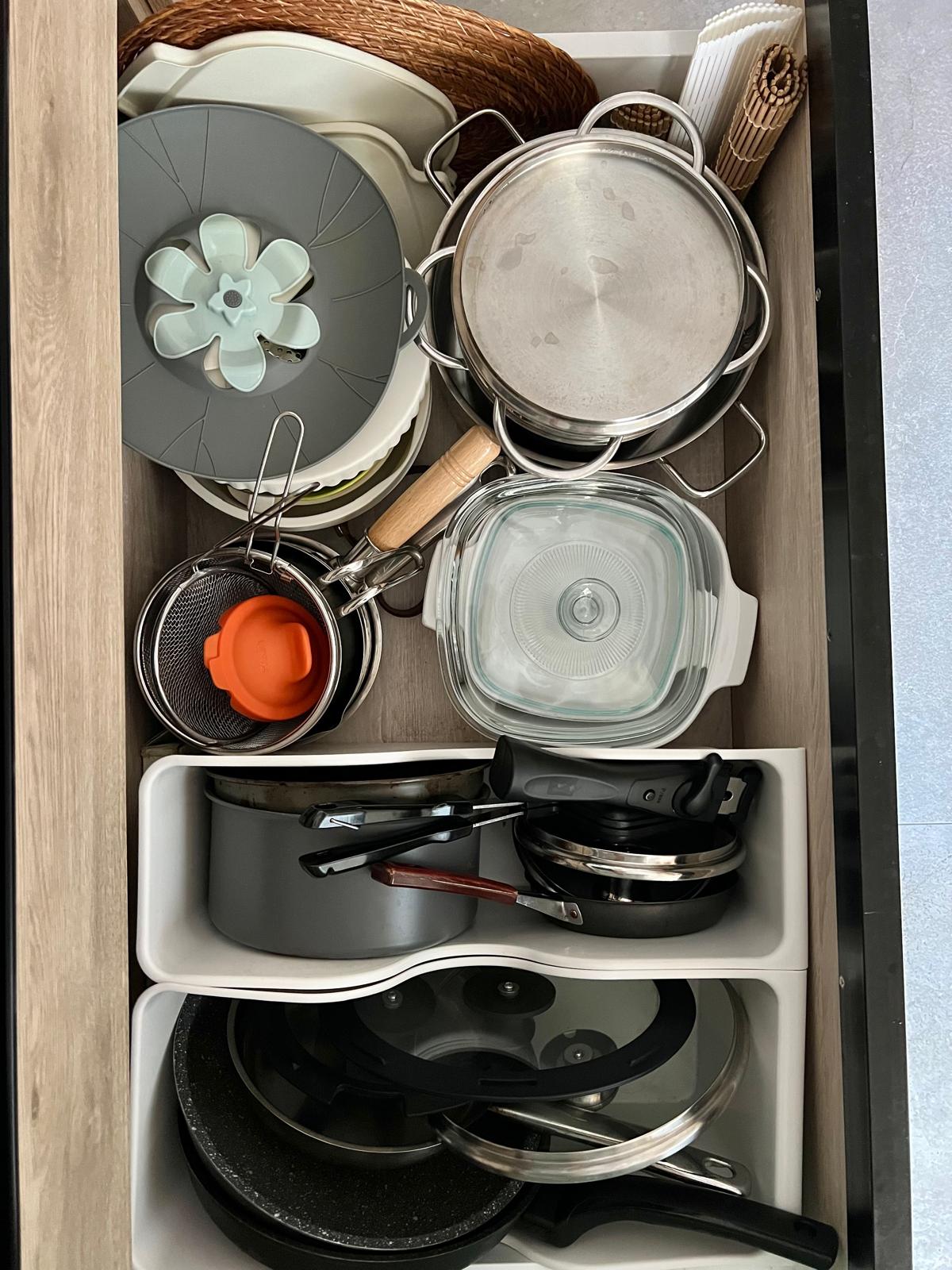 Kitchen Organization | Natural Color Appliances & Accessories  - kitchen utensils, organized storage, kitchen drawer