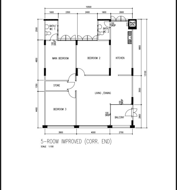 Welcome to our eclectic and hobo themed home in the East - 5-room improved layout with 5 bedrooms and 3 bathrooms, 10500