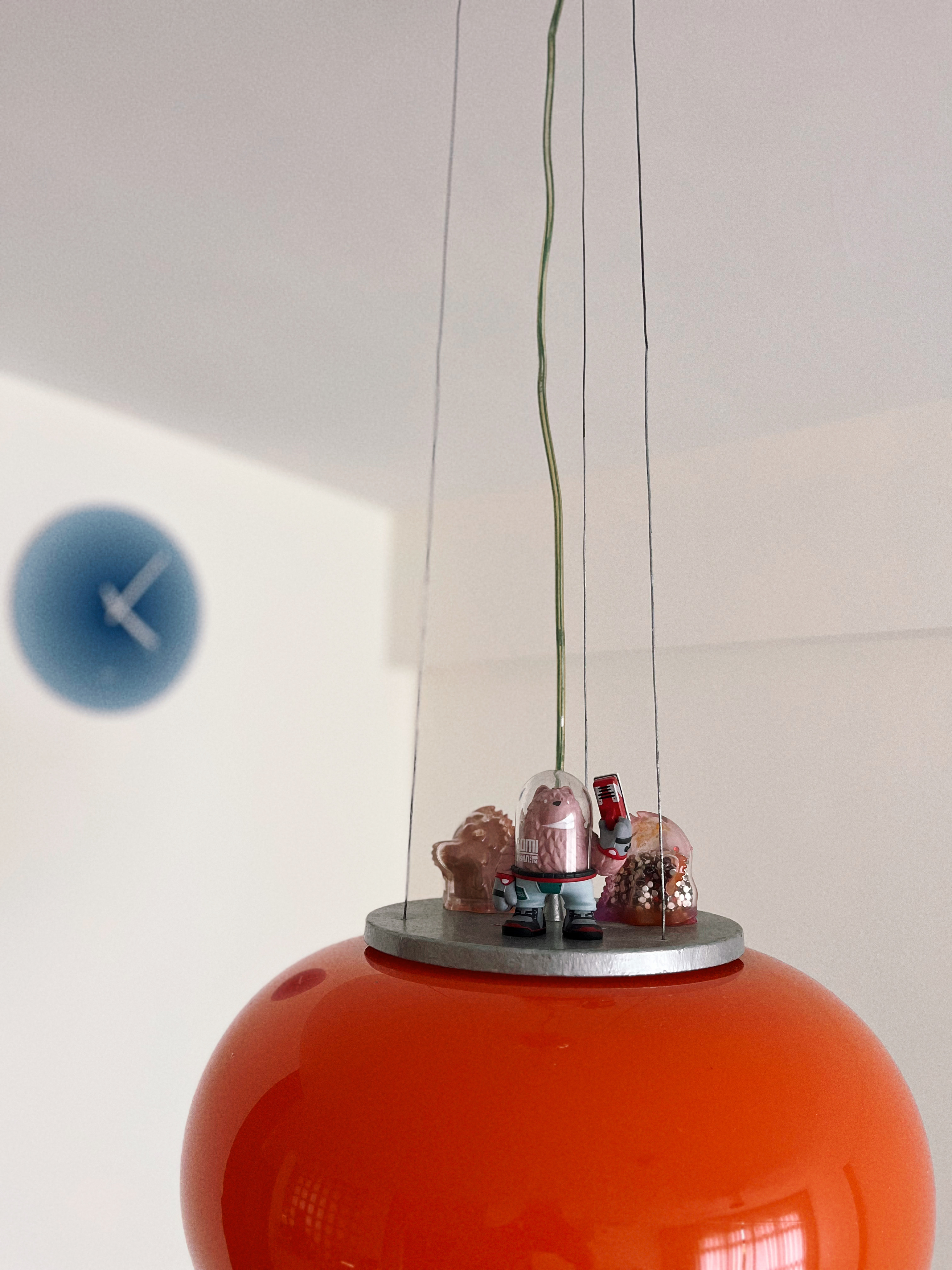 Come dine with beaconstrips: A space filled with mismatched chairs - Ornate, modern, abstract, colorful, whimsical, playful