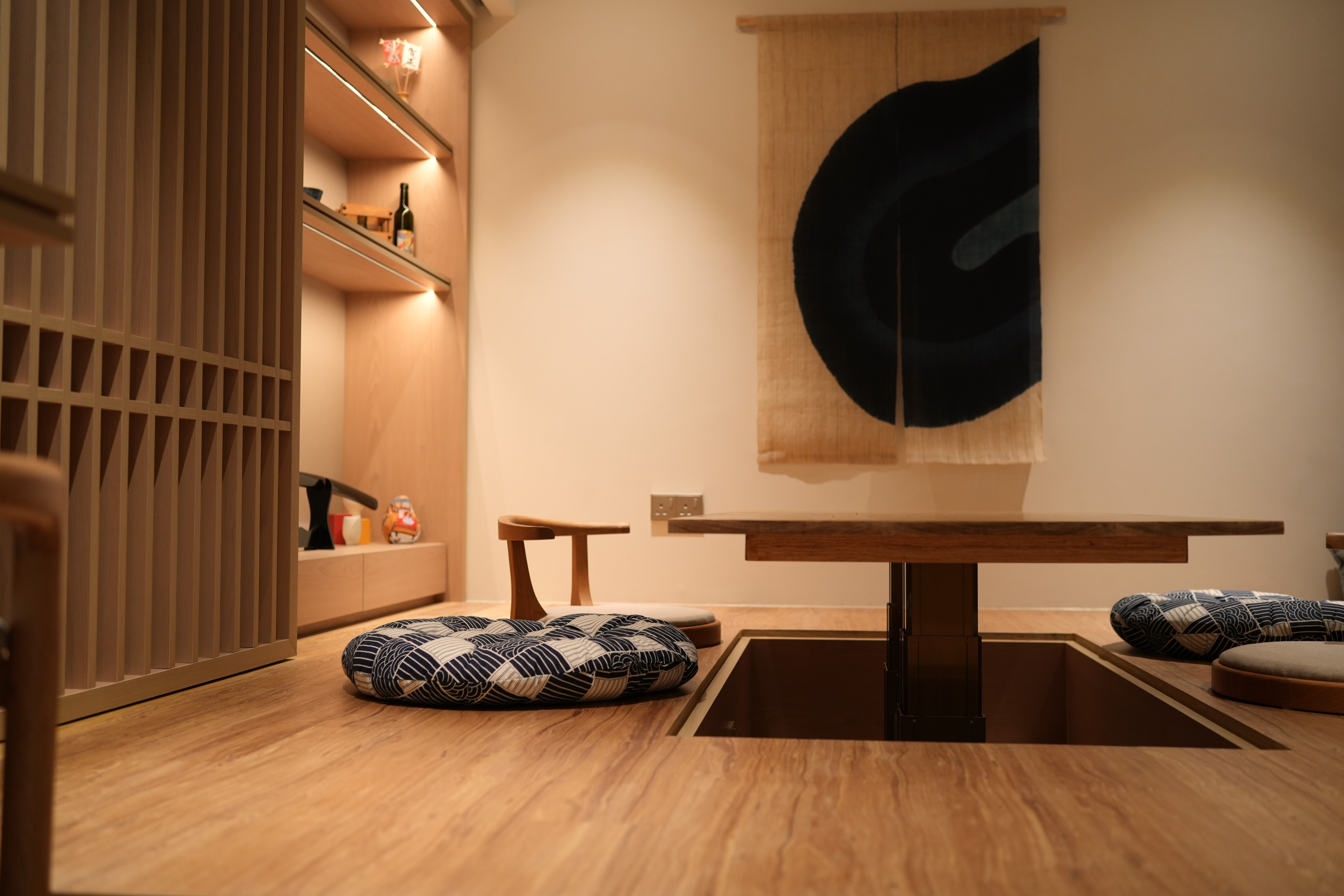 Our Dining Room: Traditional Japanese Washitsu for Modern BTO Living - Wooden floor, minimalist interior, cozy atmosphere