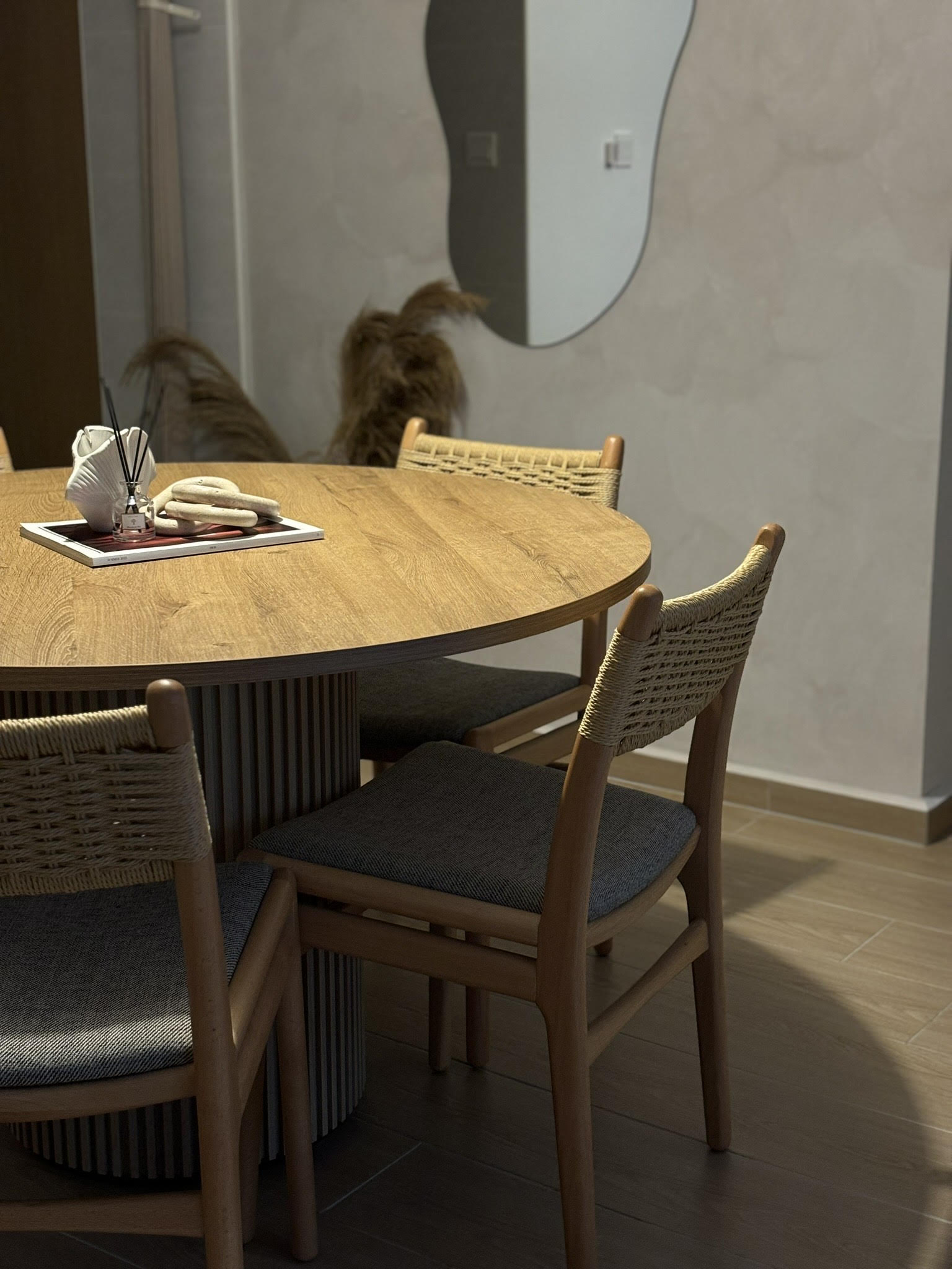 Our dining space: an area reserved for hosting meals