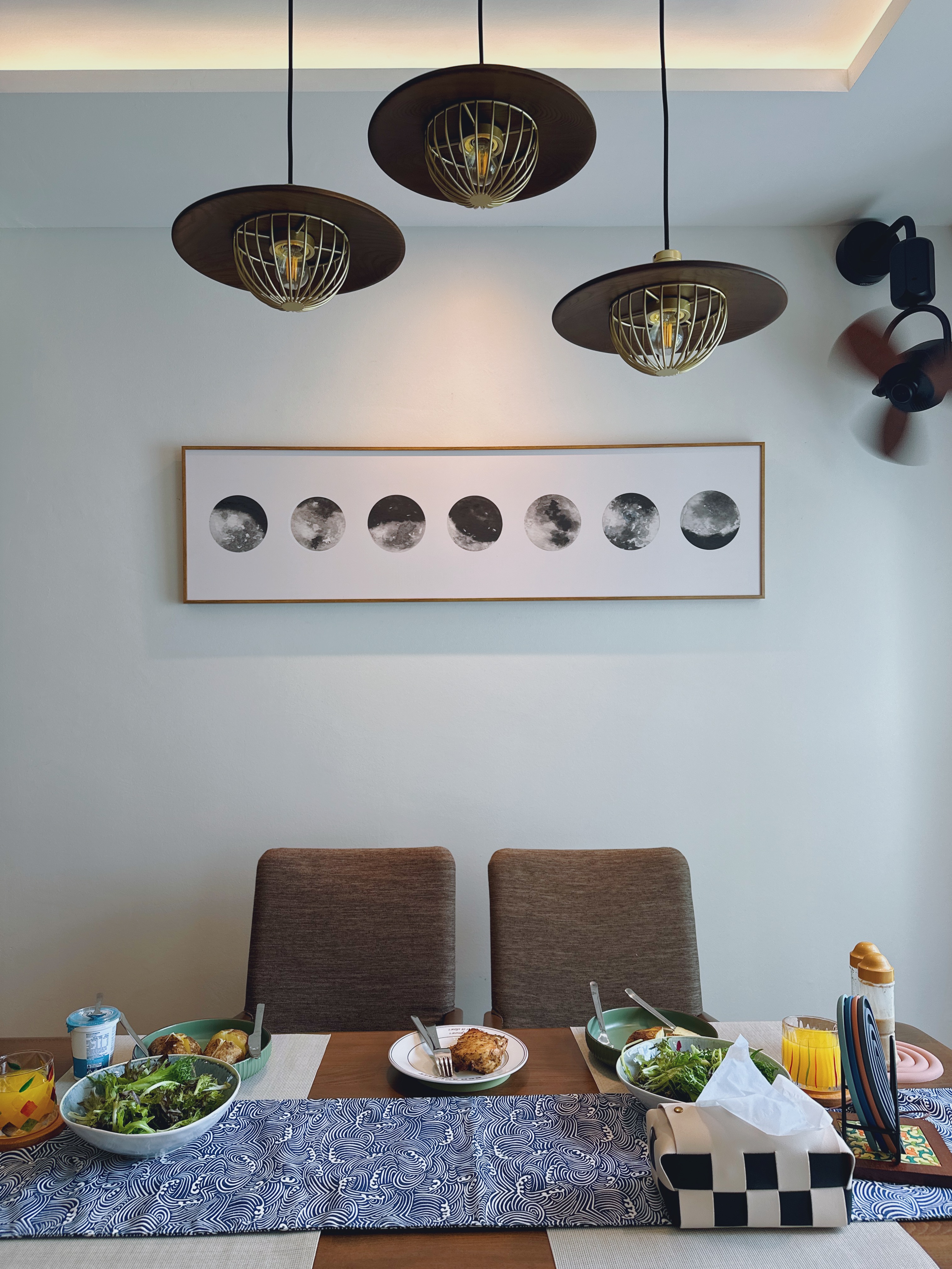 "You can always count on tables to bring people together"  - Modern dining room, minimalist decor, dining table setup