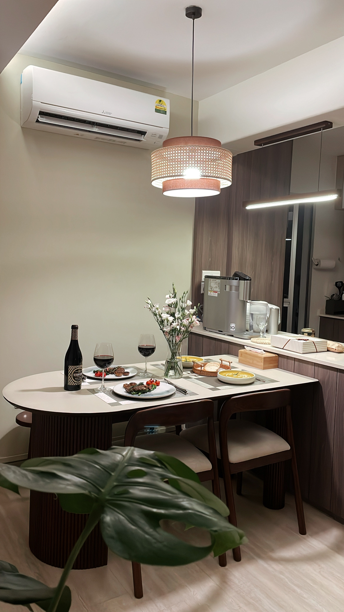 Our Dining Room:  where every meal becomes a cherished memory - Modern dining room, contemporary kitchen, cozy atmosphere