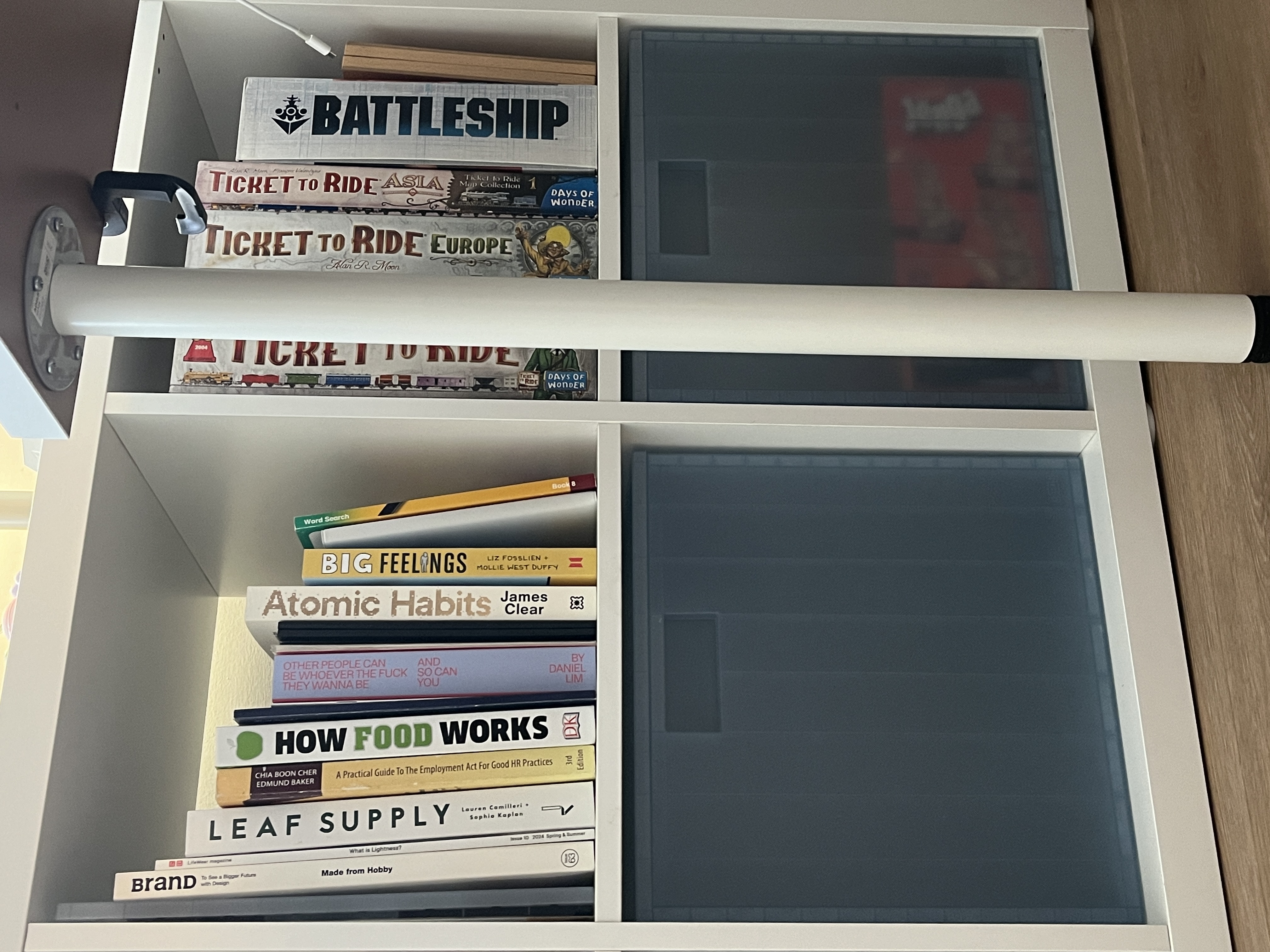 Multi-Functional Space: The Workspace Guest Room - Battleship, Ticket to Ride, Ticket to Ride Asia, Ticket to Ride Europe
