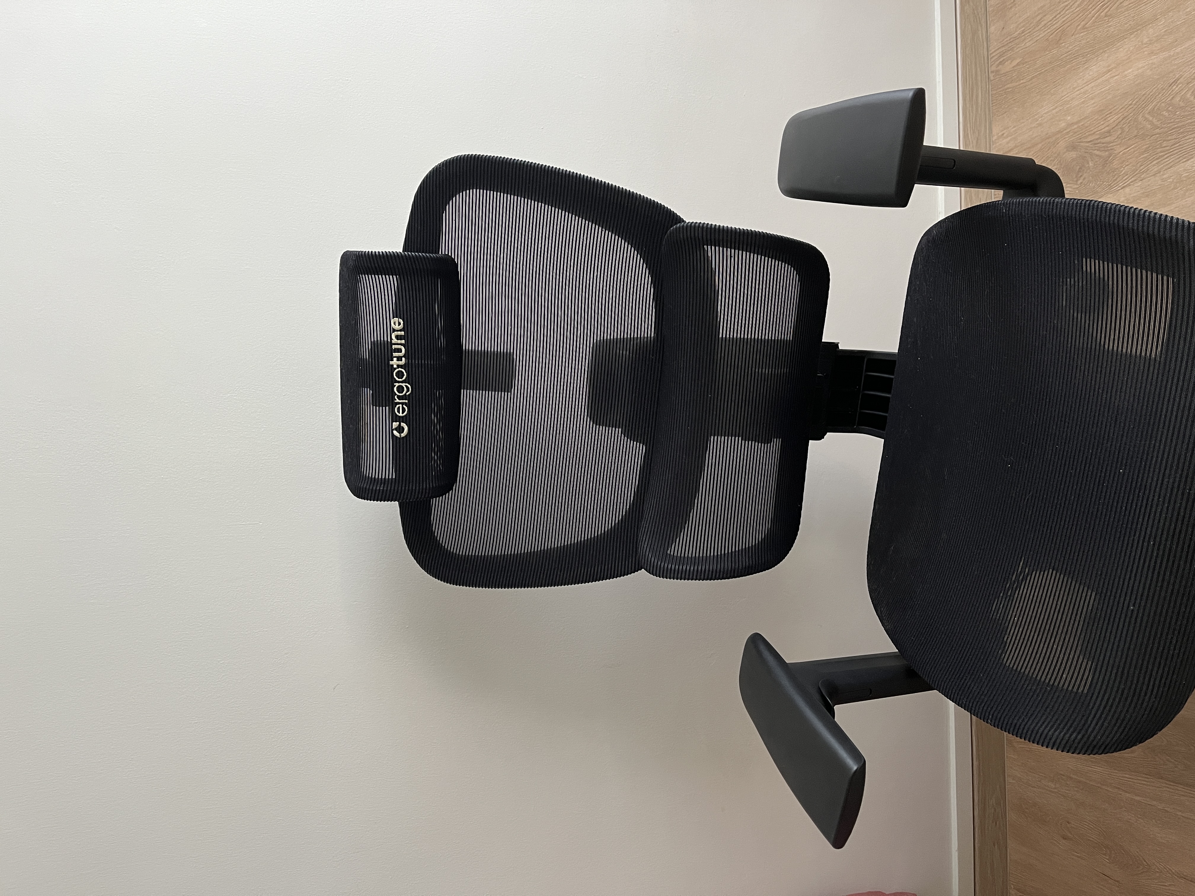 Multi-Functional Space: The Workspace Guest Room - Black ergonomic office chair, ergonomic design, breathable mesh backrest