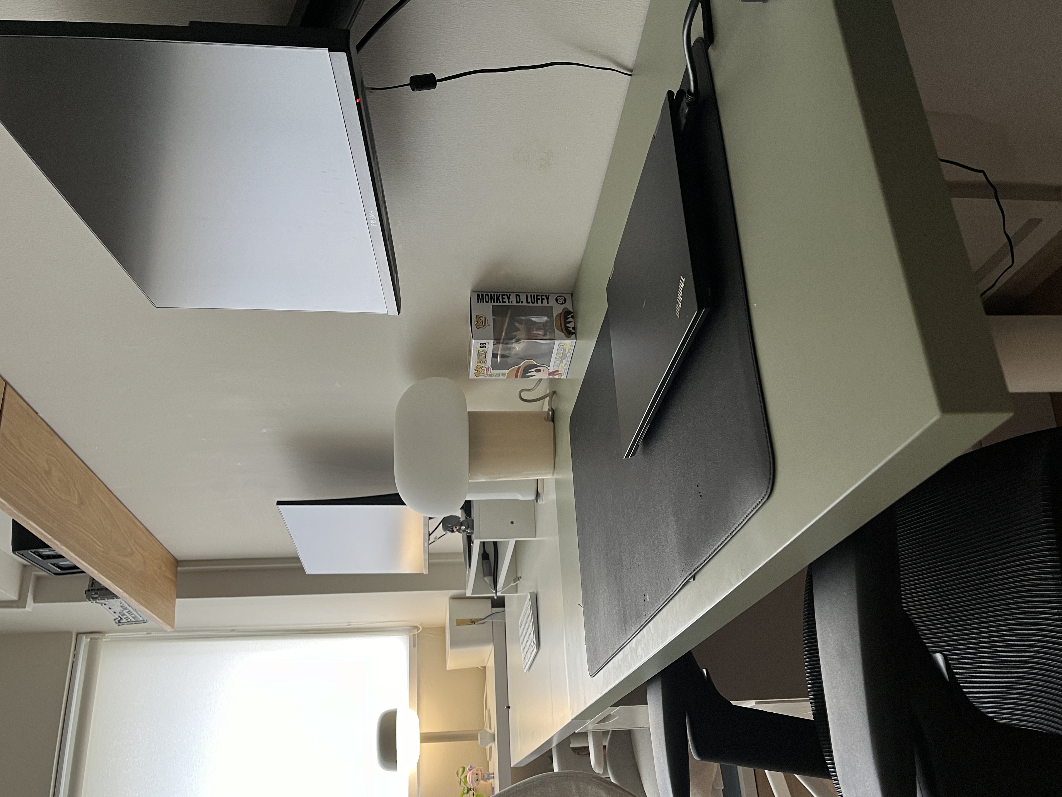 Multi-Functional Space: The Workspace Guest Room - desk, workspace, modern office, ergonomic chair, laptop, desk lamp, black
