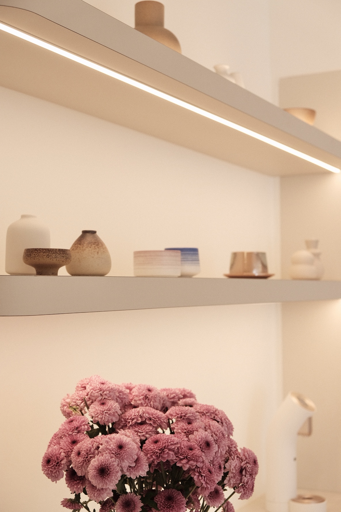 Be Our Guest: Gather Around Our Dining Table! - vibrant, minimalist, modern, sleek, contemporary, soft lighting, neutral