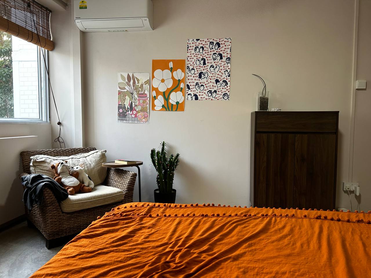 Master Bedroom: Where Nothing Really Mattress - Modern living room, cozy bedroom, inviting atmosphere, comfortable seating