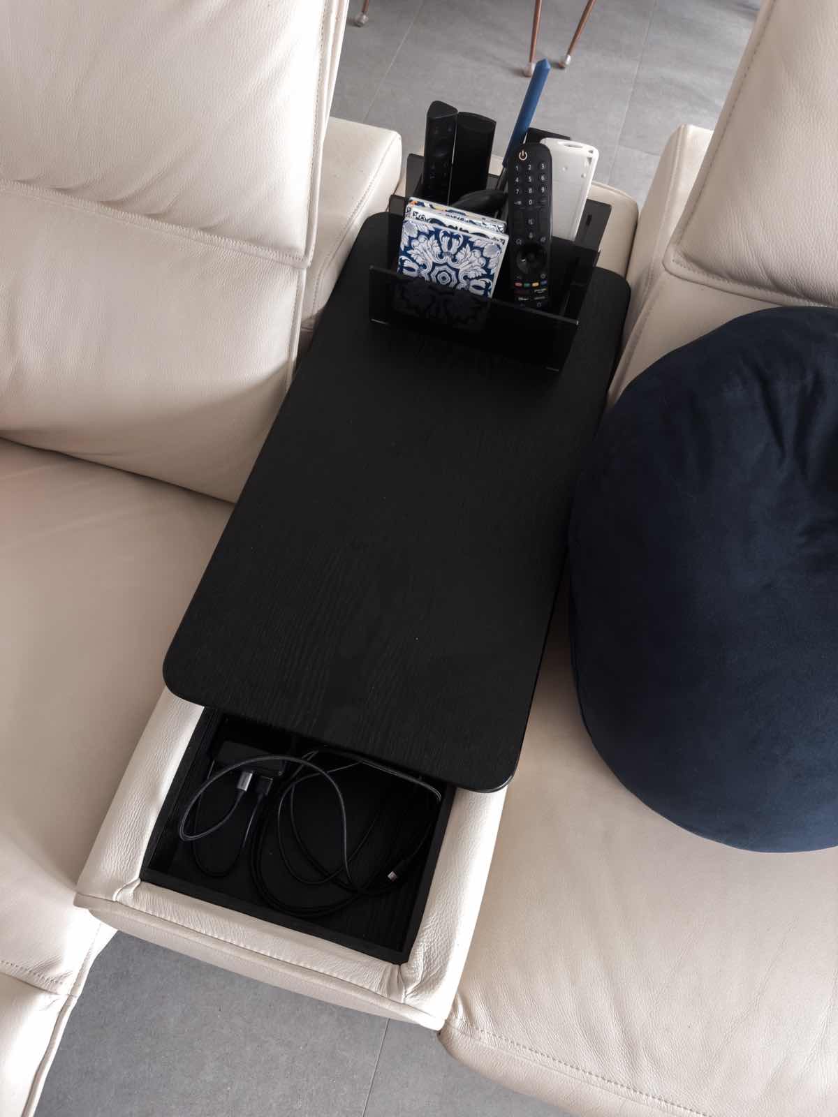 Creating the Ultimate Comfort Haven: A Closer Look at My Living Room - Leather sofa, modern decor, beige upholstery, sleek