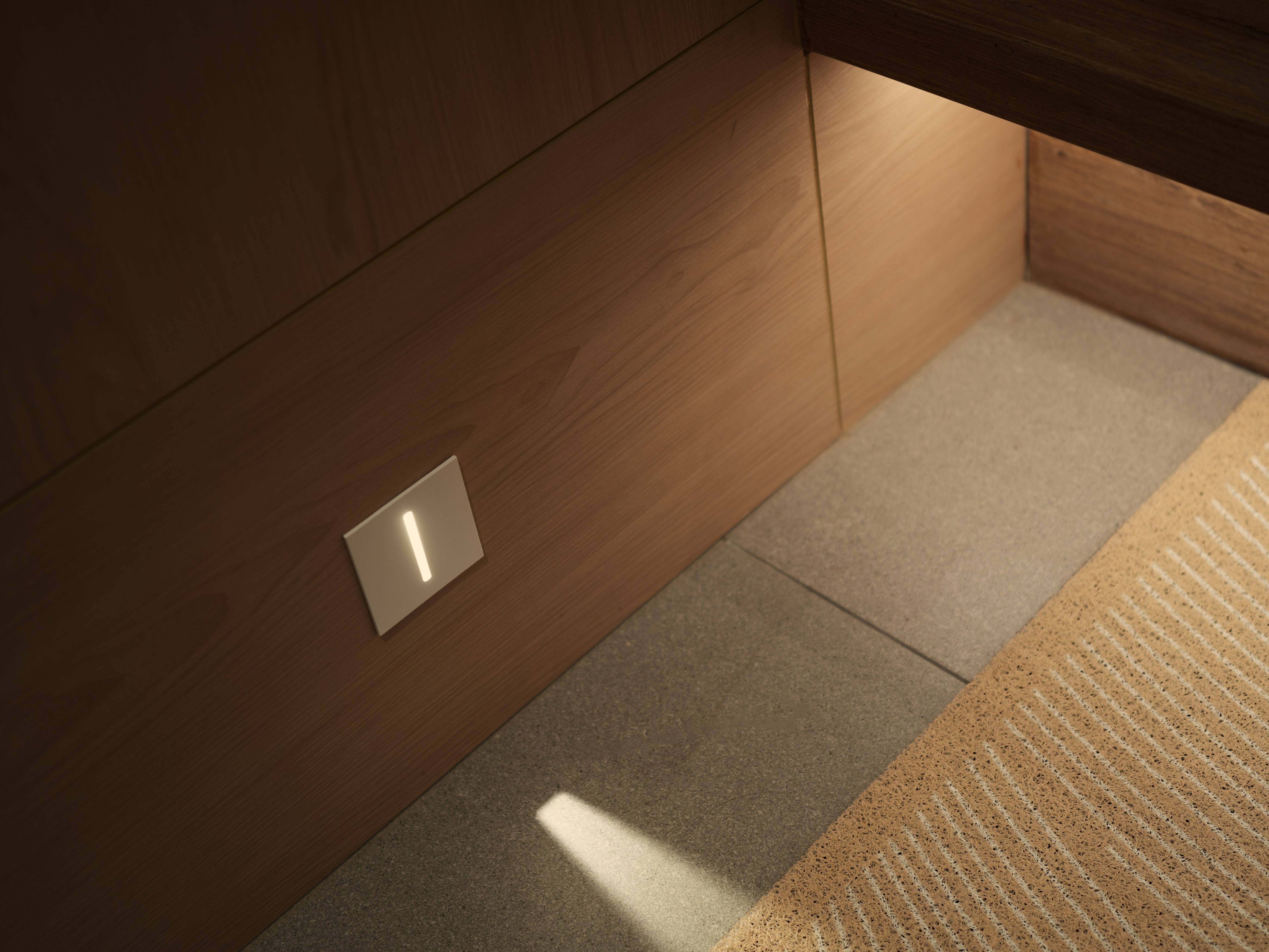 Costs: Financing Your Pinterest Moodboards Without Getting Divorced - Wooden wall, recessed lighting, modern design