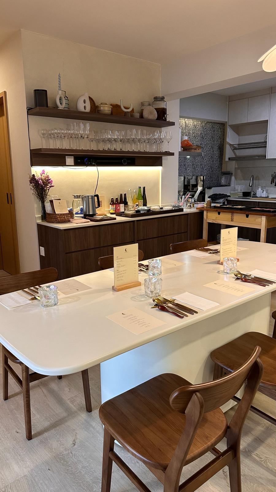 Our Dining Room: A space to gather, dine and share the joy of food. - modern dining room, stylish kitchen, contemporary