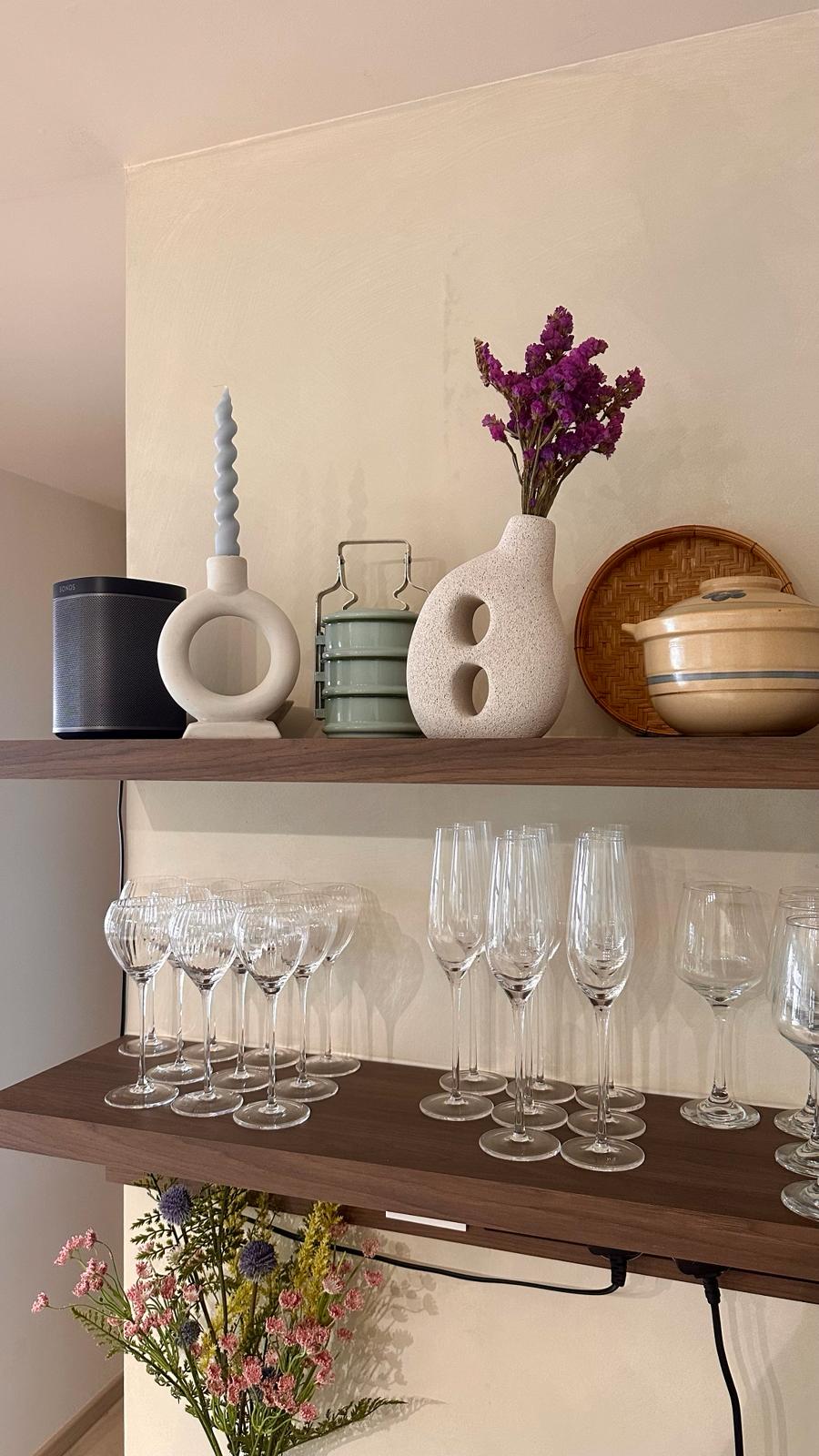 Our Dining Room: A space to gather, dine and share the joy of food. - vintage glassware, elegant dining set, wine glasses